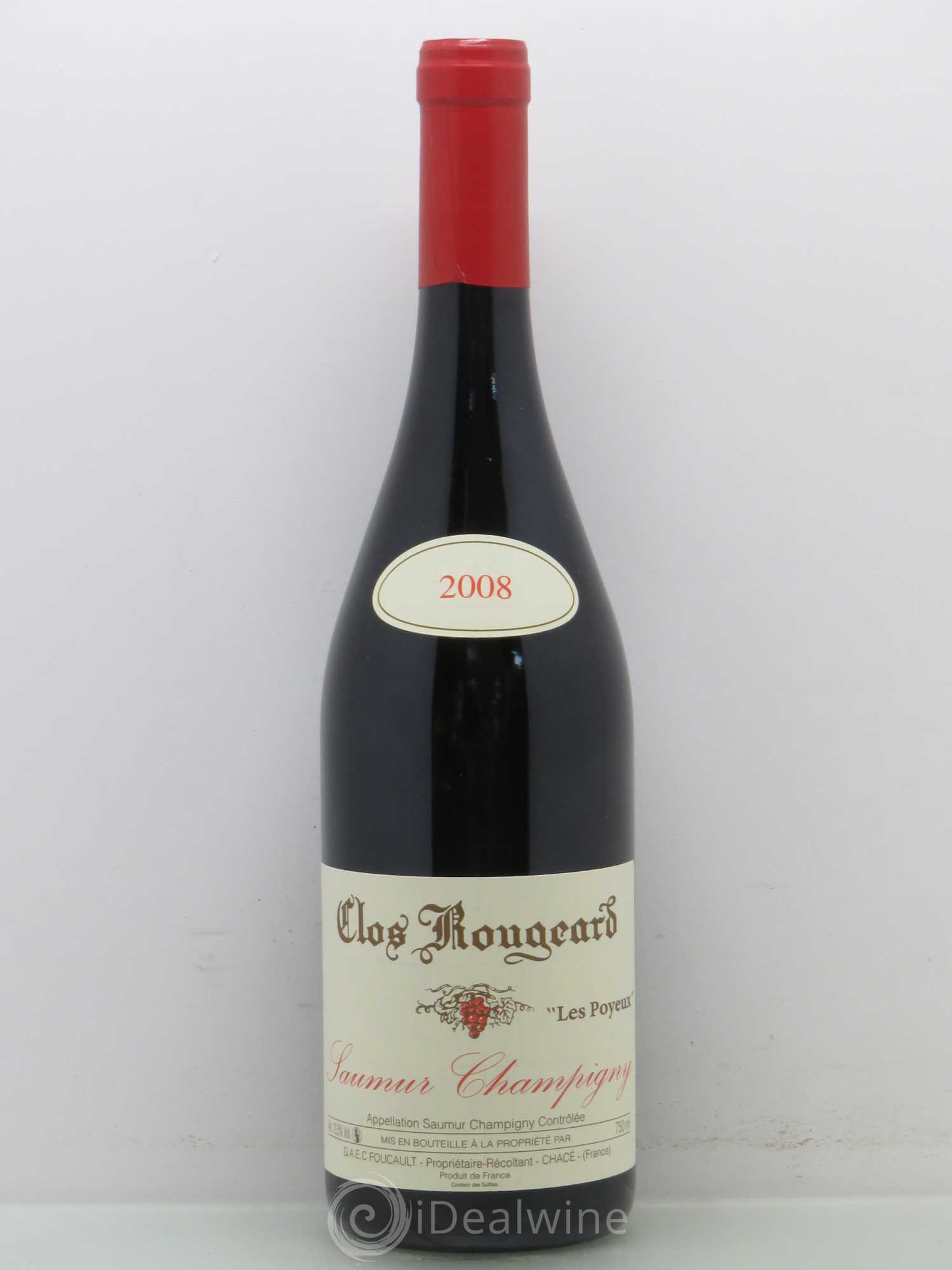 Saumur-Champigny Les Poyeux Clos Rougeard 2008 - Lot de 1 bouteille - 0