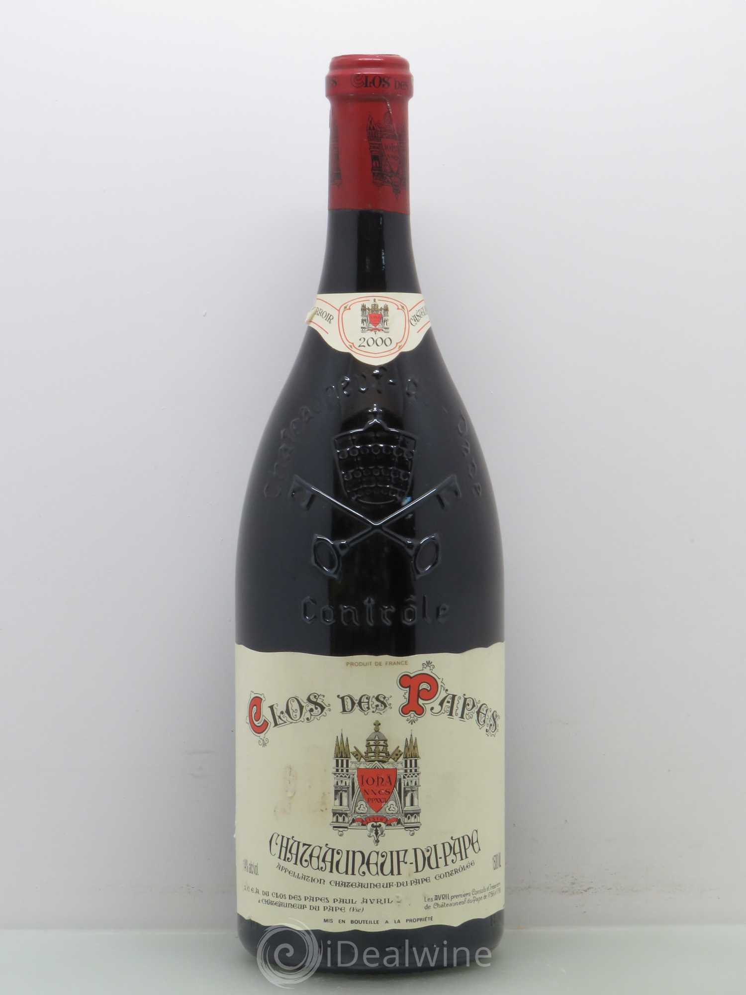 Châteauneuf-du-Pape Clos des Papes - Paul Avril 2000 - Lot de 1 magnum - 0