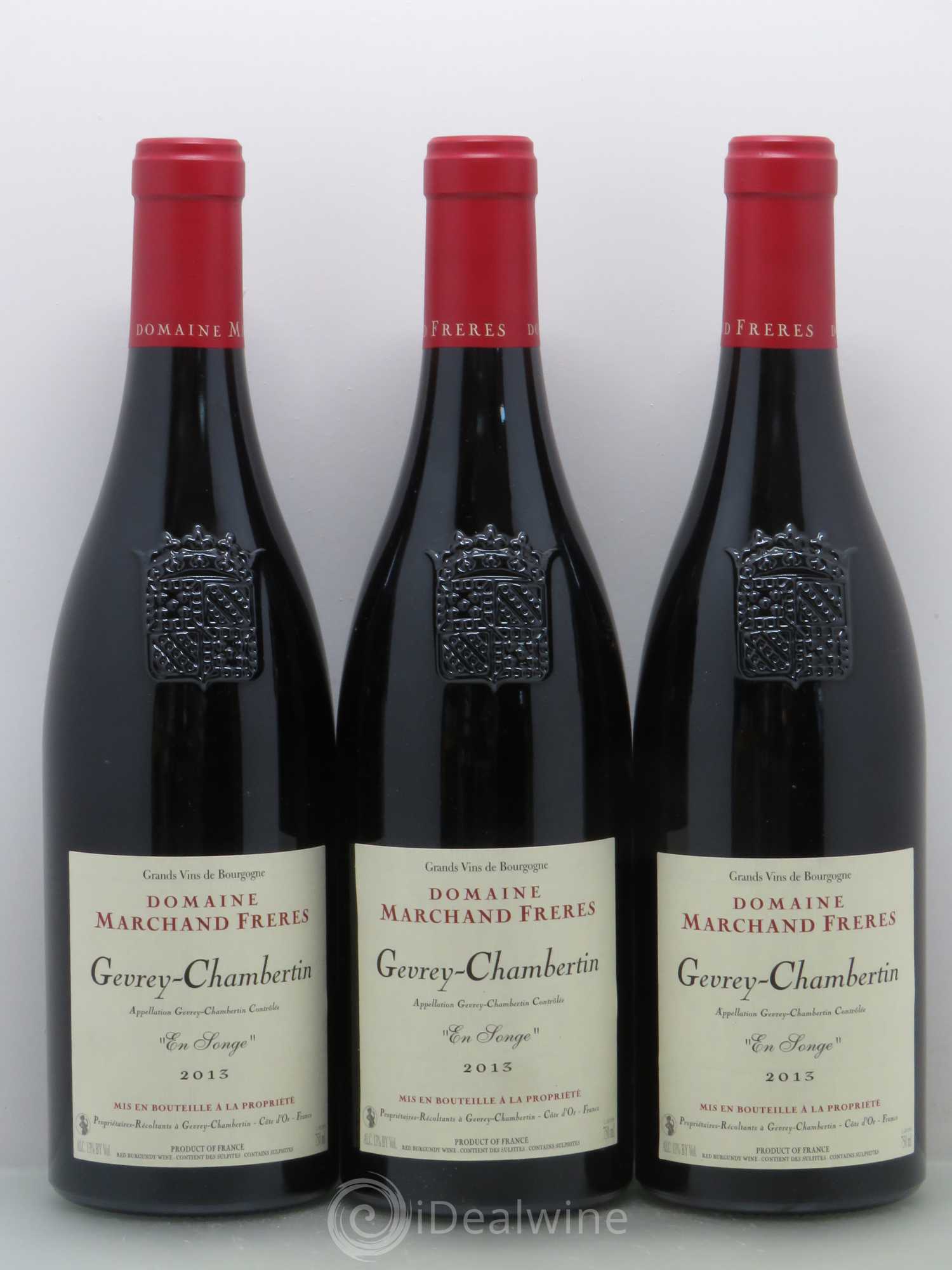 Gevrey-Chambertin Marchand Frères En Songe 2013 - Lot de 6 bouteilles - 1
