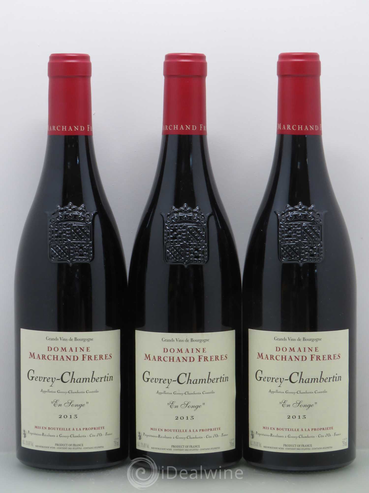 Gevrey-Chambertin Marchand Frères En Songe 2013 - Lot de 6 bouteilles - 2