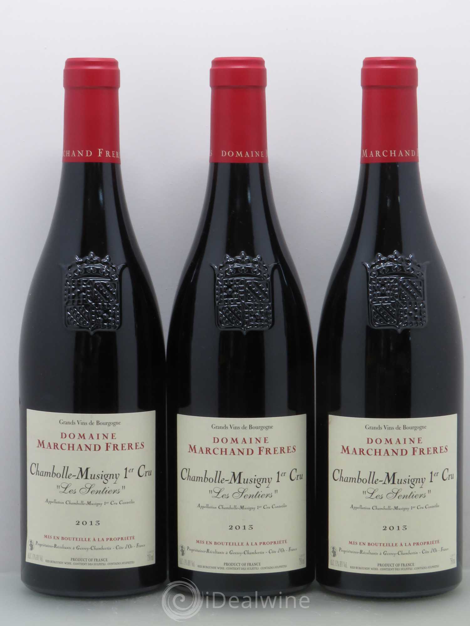 Chambolle-Musigny 1er Cru Marchand Frères Les Sentiers 2013 - Posten von 6 Flaschen - 1