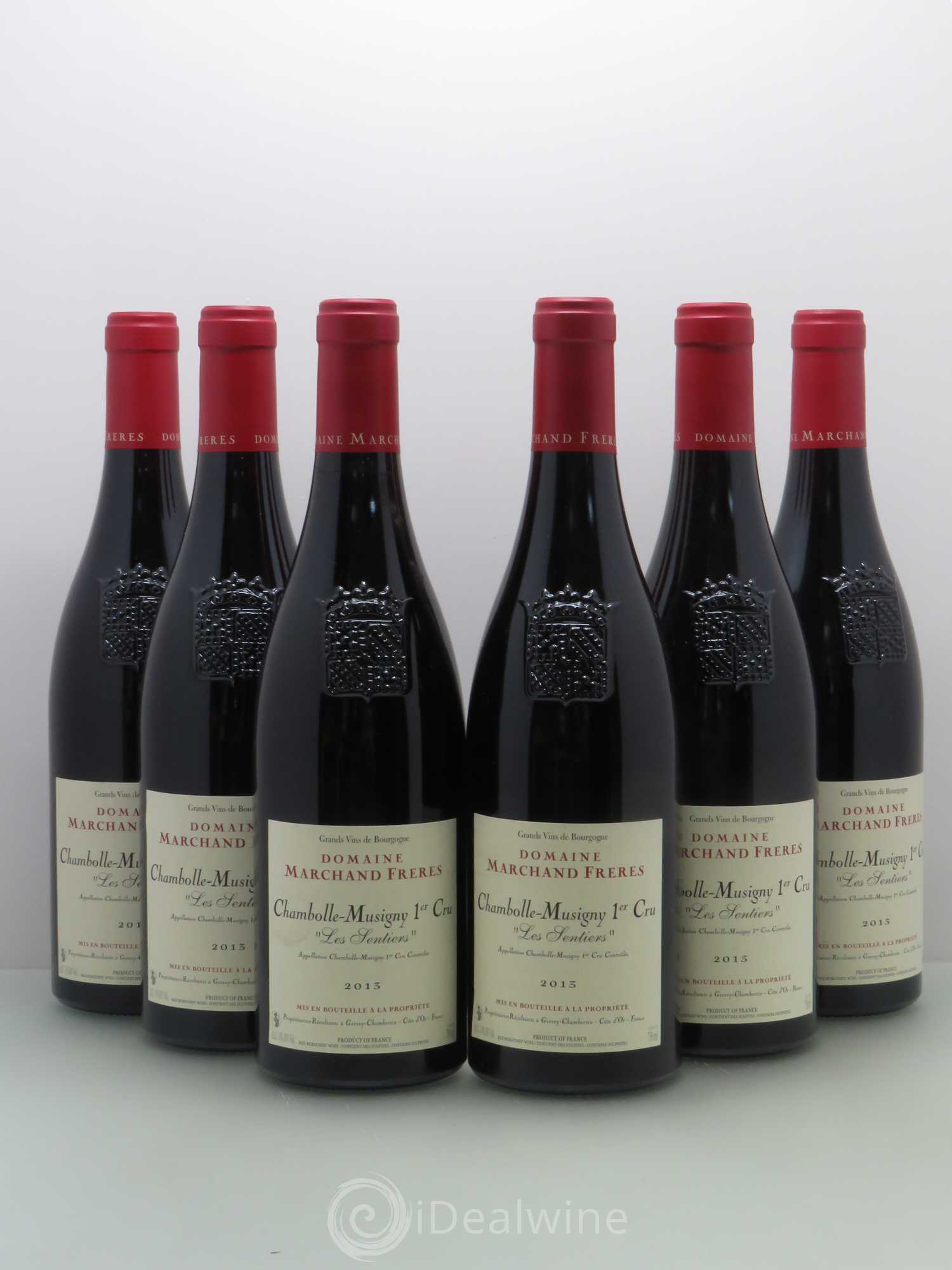 Chambolle-Musigny 1er Cru Marchand Frères Les Sentiers 2013 - Posten von 6 Flaschen - 0