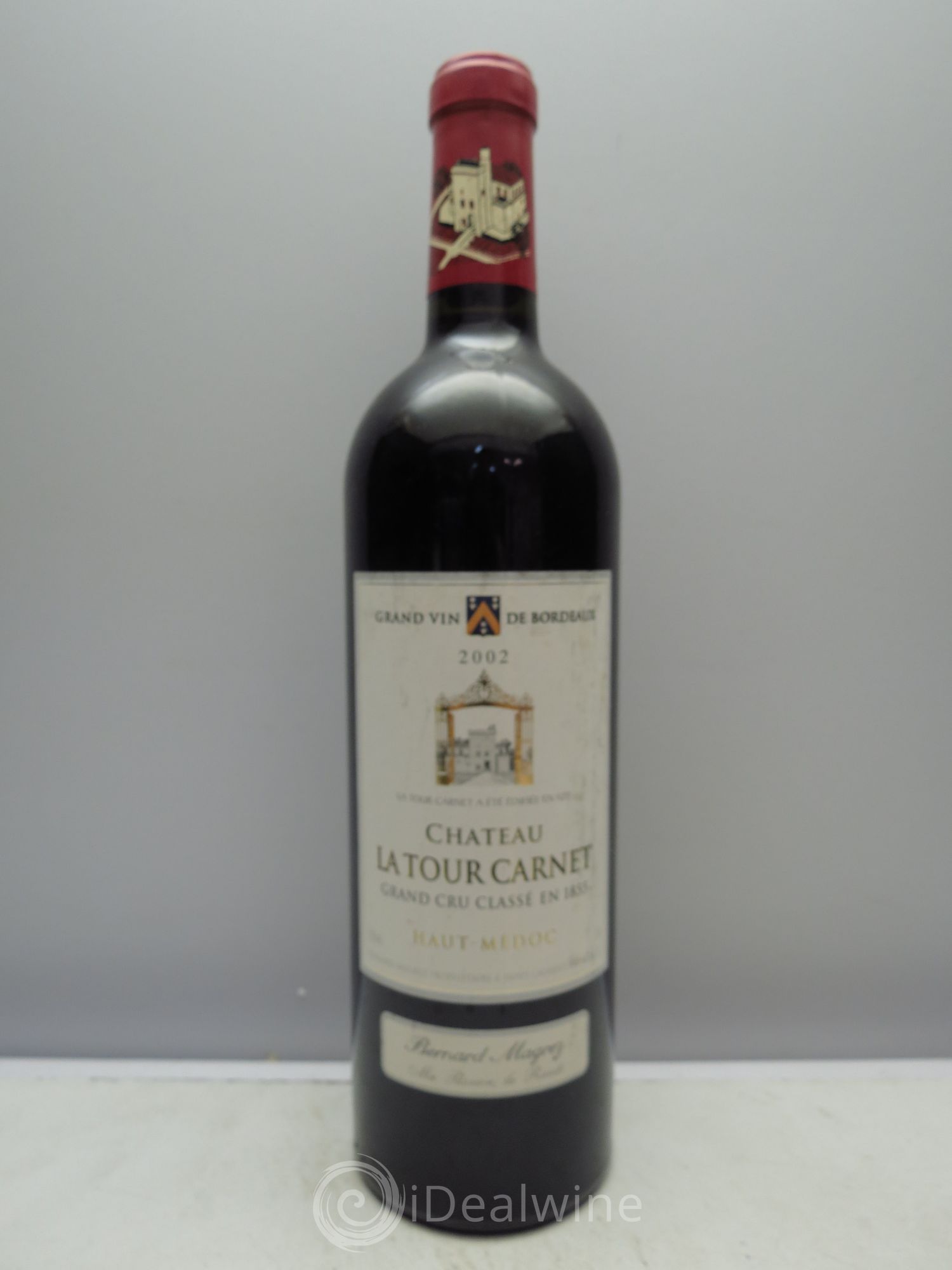 Château la Tour Carnet 4ème Grand Cru Classé 2002 - Lot de 6 bouteilles - 0