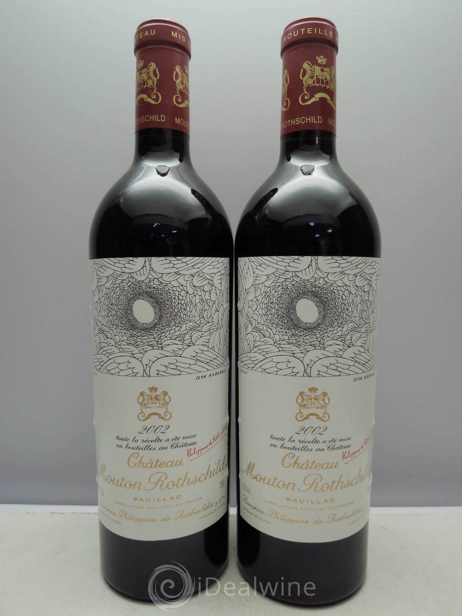 Château Mouton Rothschild 1er Grand Cru Classé 2002 - Lot de 6 bouteilles - 2