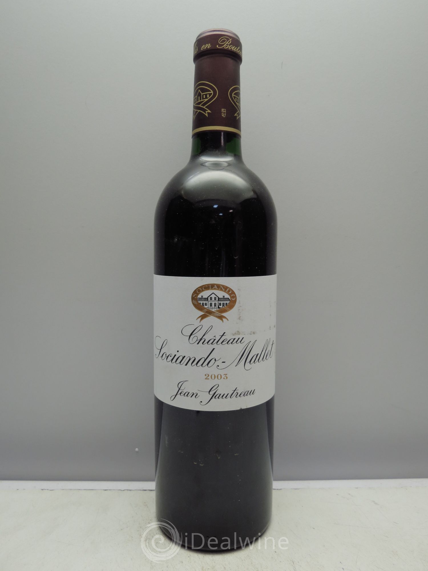 Château Sociando Mallet 2003 - Lot de 6 bouteilles - 0