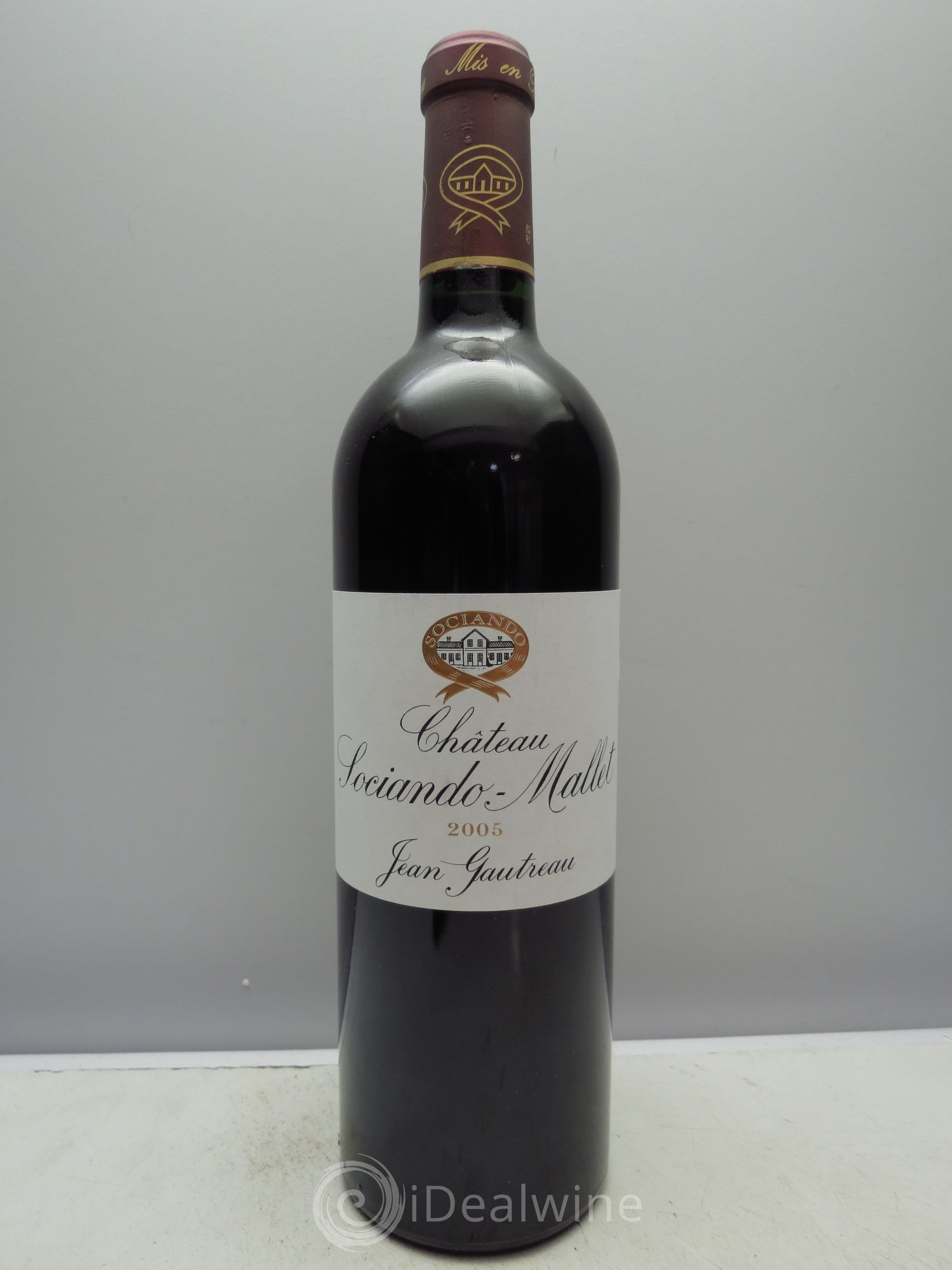 Château Sociando Mallet 2005 - Lot de 1 bouteille - 0