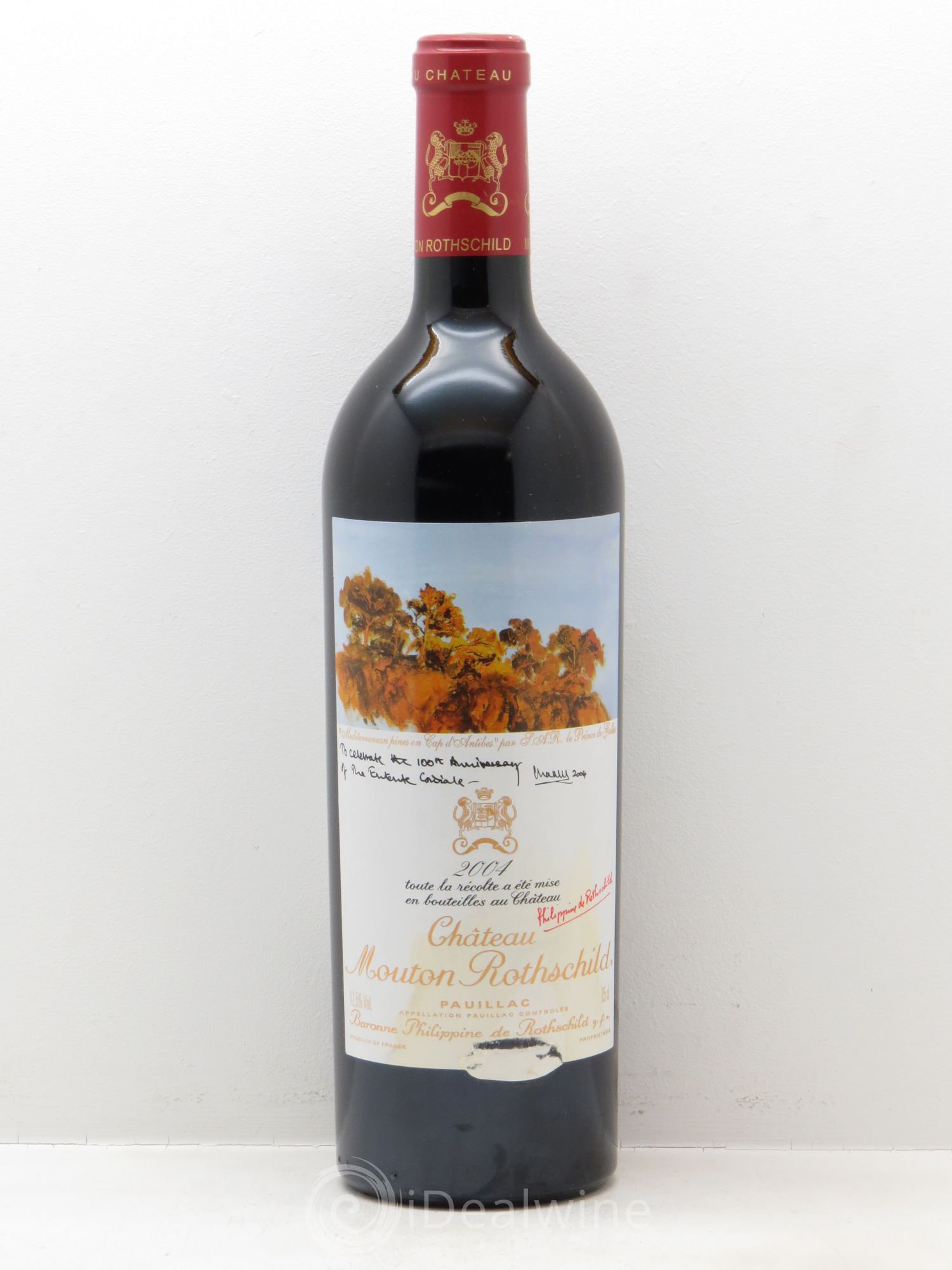 Château Mouton Rothschild 1er Grand Cru Classé (sans prix de réserve / no reserve) 2004 - Posten von 1 Flasche - 0