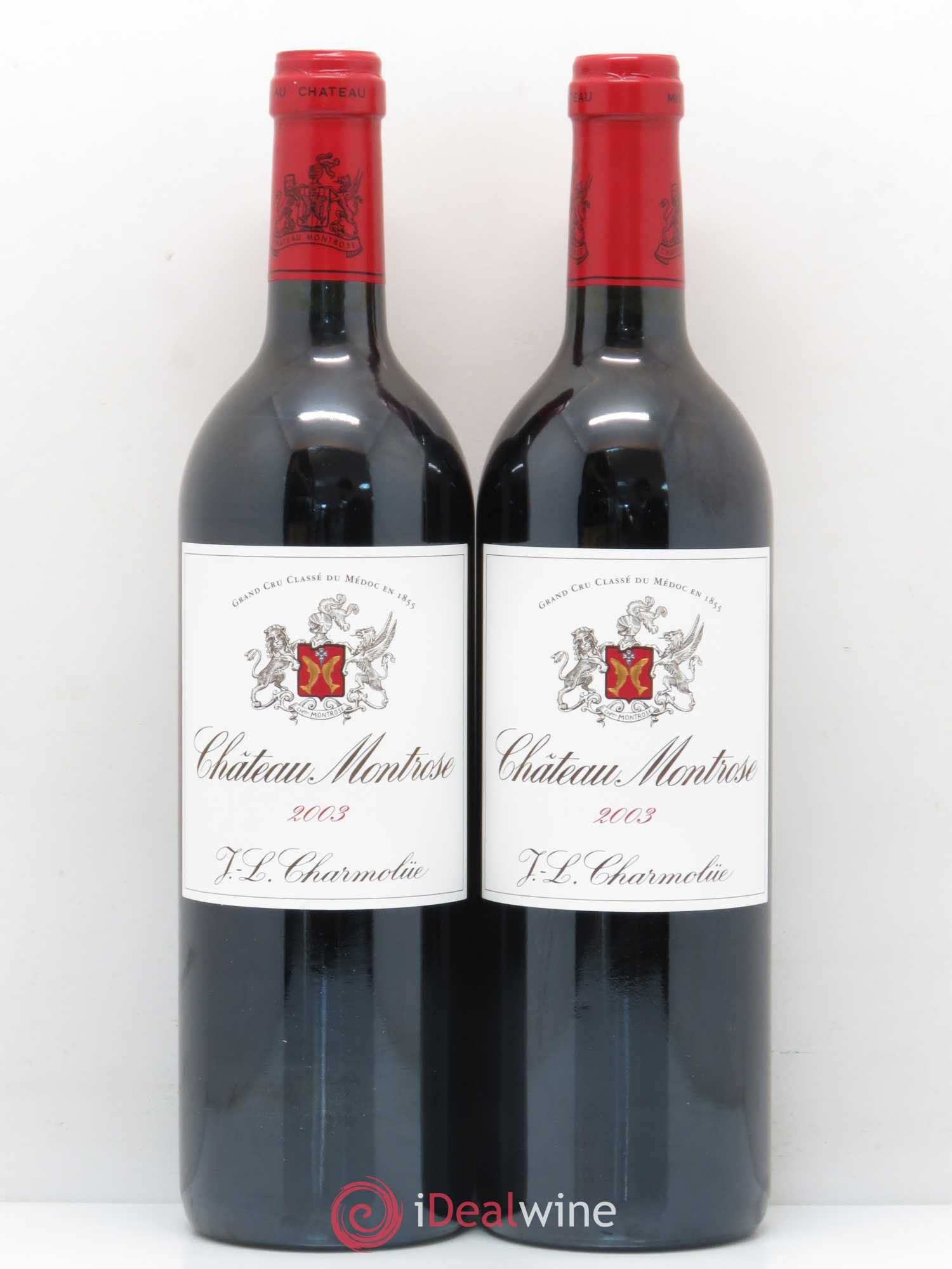 Château Montrose 2ème Grand Cru Classé 2003 - Lot de 2 bouteilles - 0
