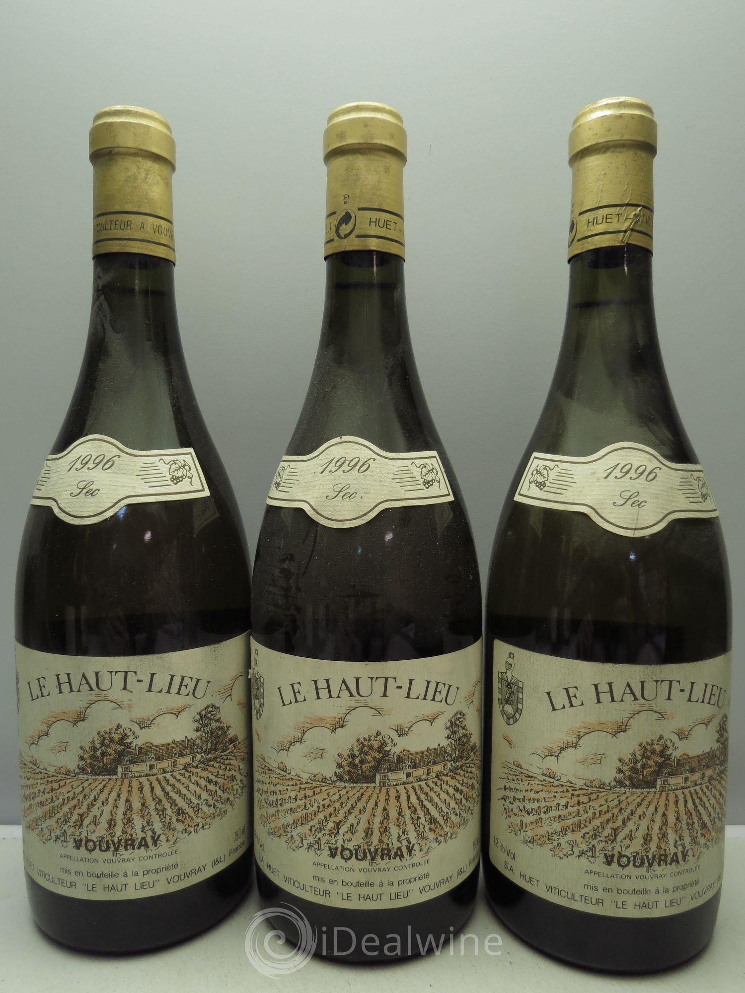 Vouvray Le Haut-Lieu Sec Domaine Huet 1996 - Lot de 3 bouteilles - 0