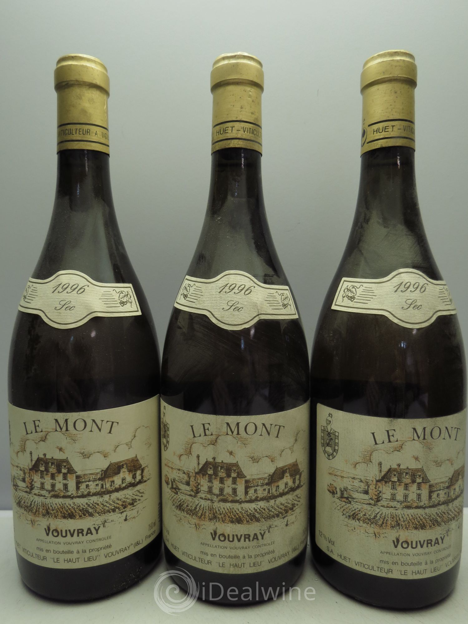 Vouvray Le Mont Sec Domaine Huet 1996 - Lot de 3 bouteilles - 0