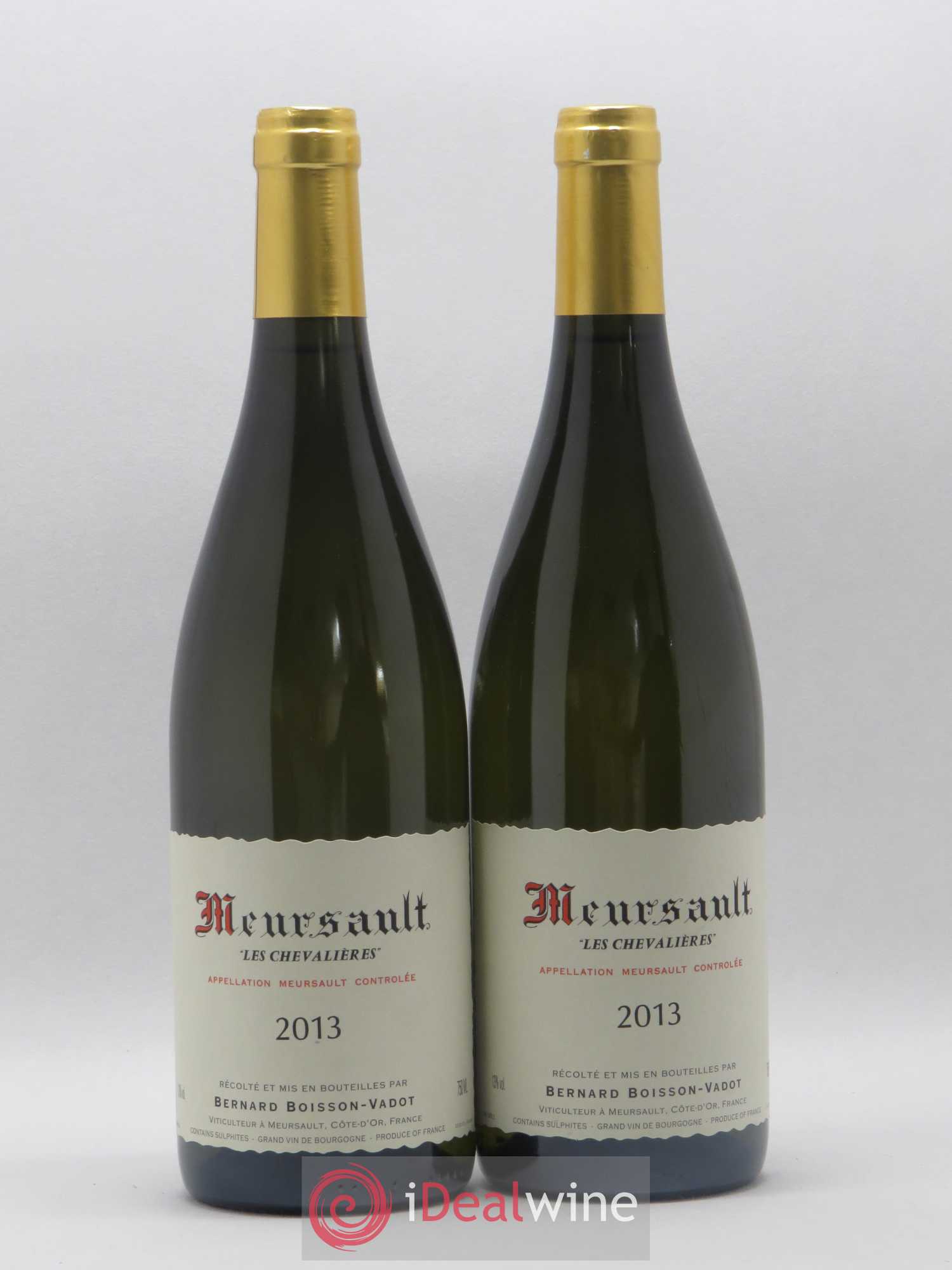 Meursault Les Chevalières Boisson-Vadot (Domaine) 2013 - Lot de 2 bouteilles - 0