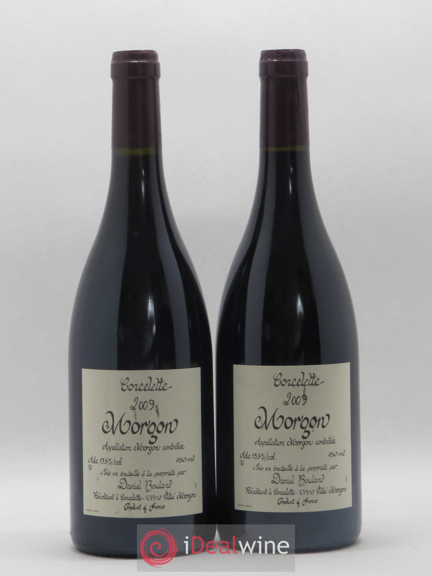 Morgon Corcelette Daniel Bouland (Domaine) 2009 - Lot de 2 bouteilles - 0