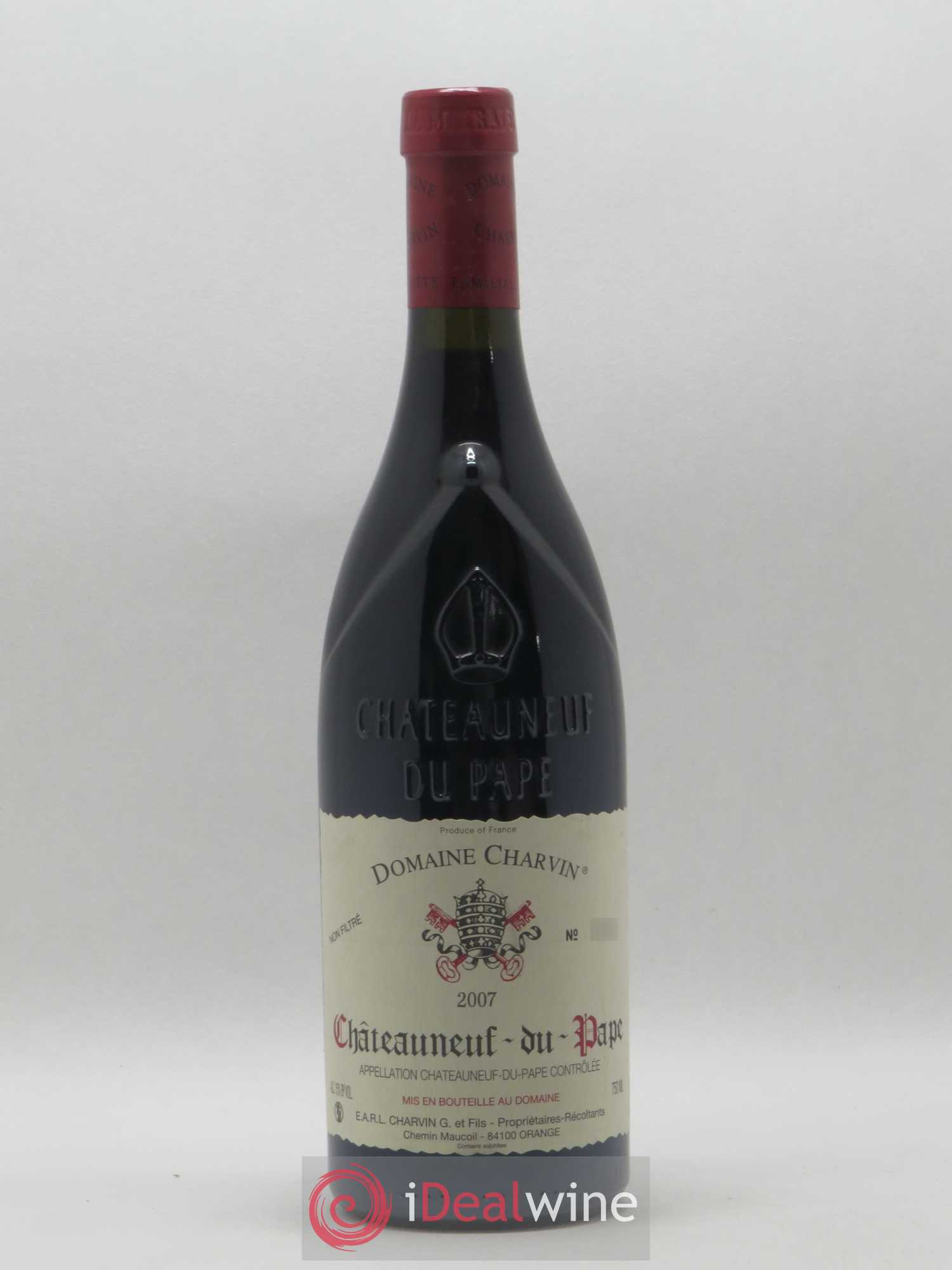 Châteauneuf-du-Pape Charvin (Domaine) 2007 - Lot de 1 bouteille - 0