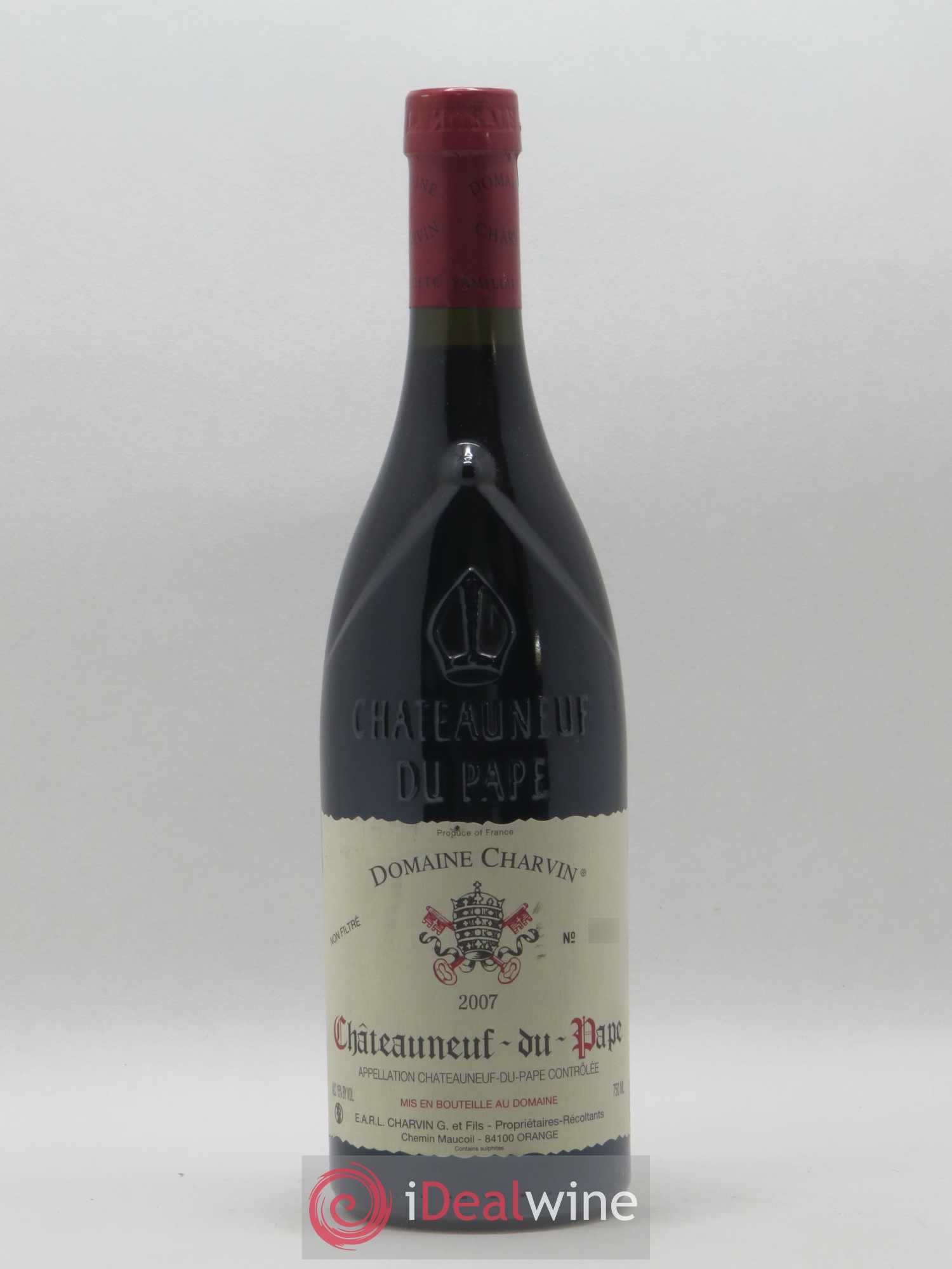 Châteauneuf-du-Pape Charvin (Domaine) 2007 - Lot de 1 bouteille - 0