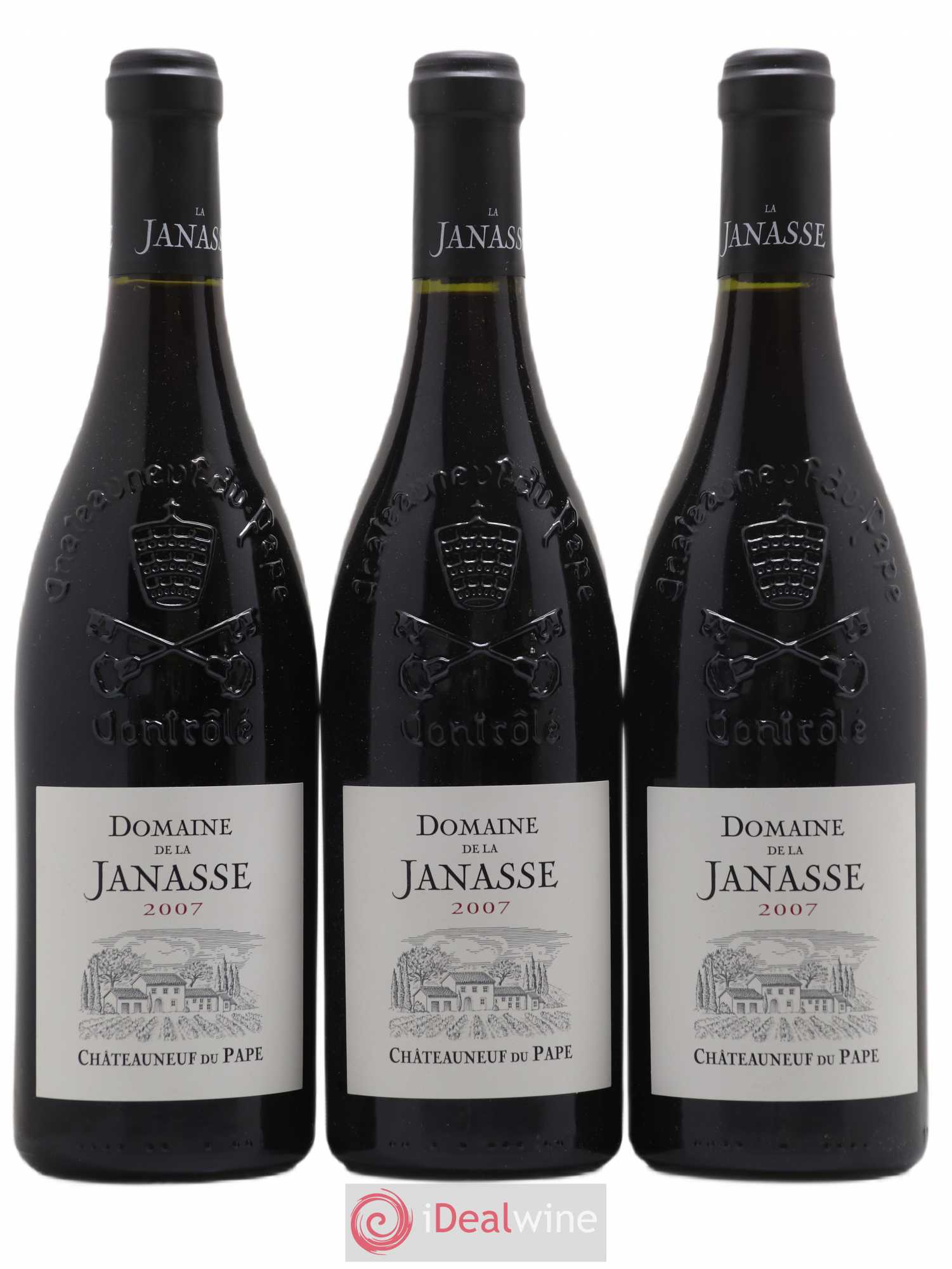 Châteauneuf-du-Pape La Janasse (Domaine de) 2007 - Lot de 3 bouteilles - 0