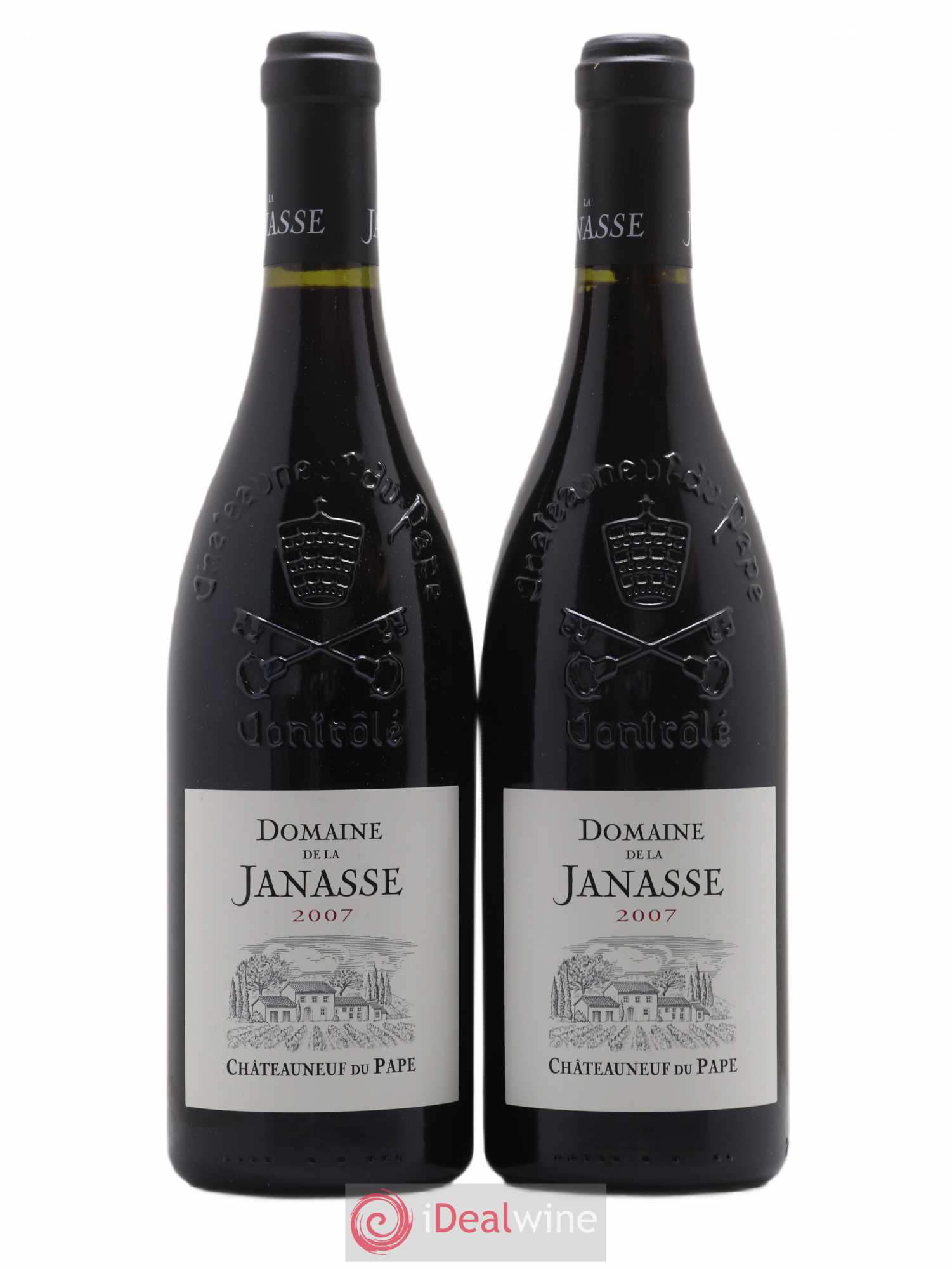 Châteauneuf-du-Pape La Janasse (Domaine de) 2007 - Lot de 2 bouteilles - 0