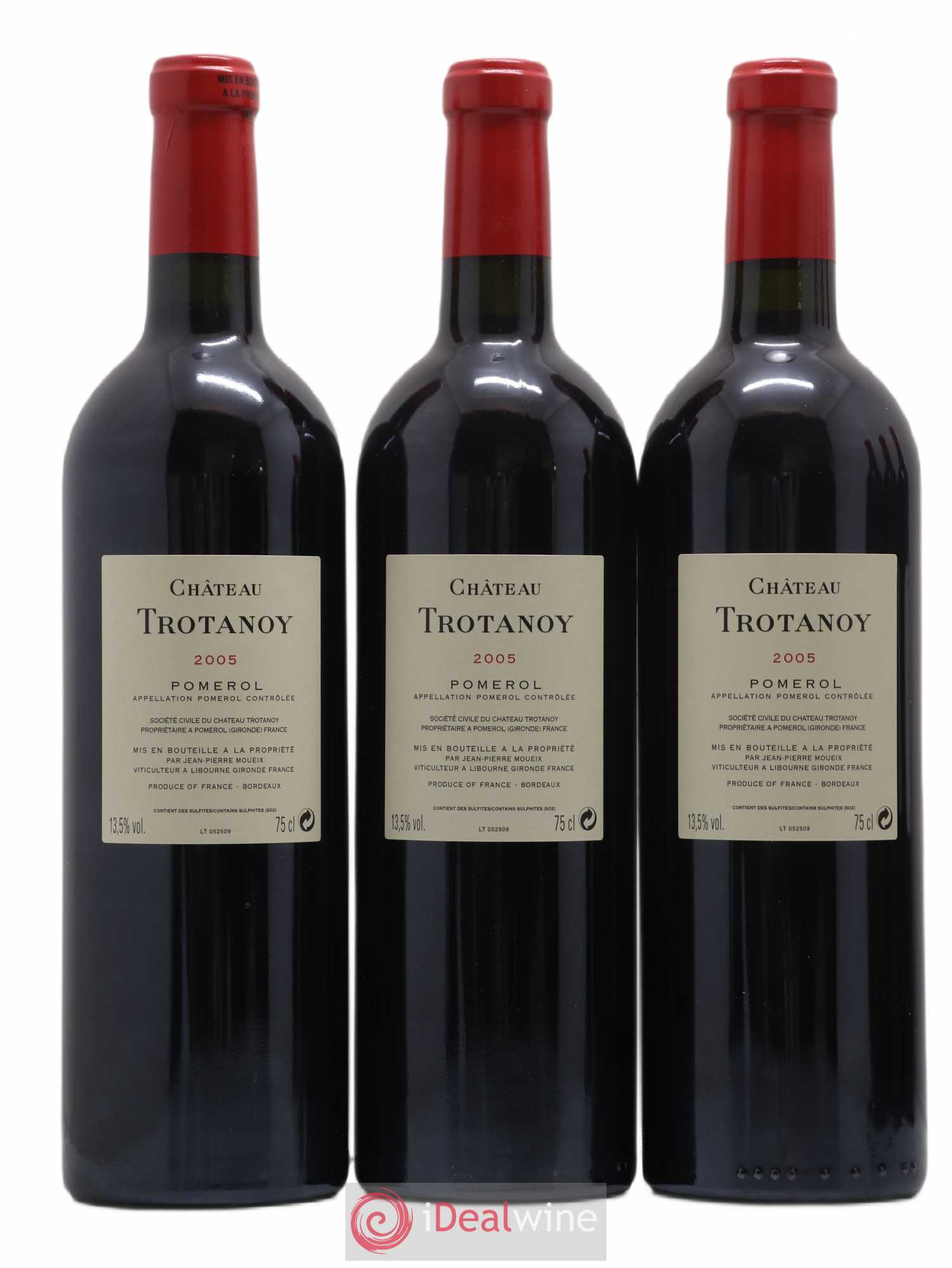 Château Trotanoy 2005 - Lot de 6 bouteilles - 4