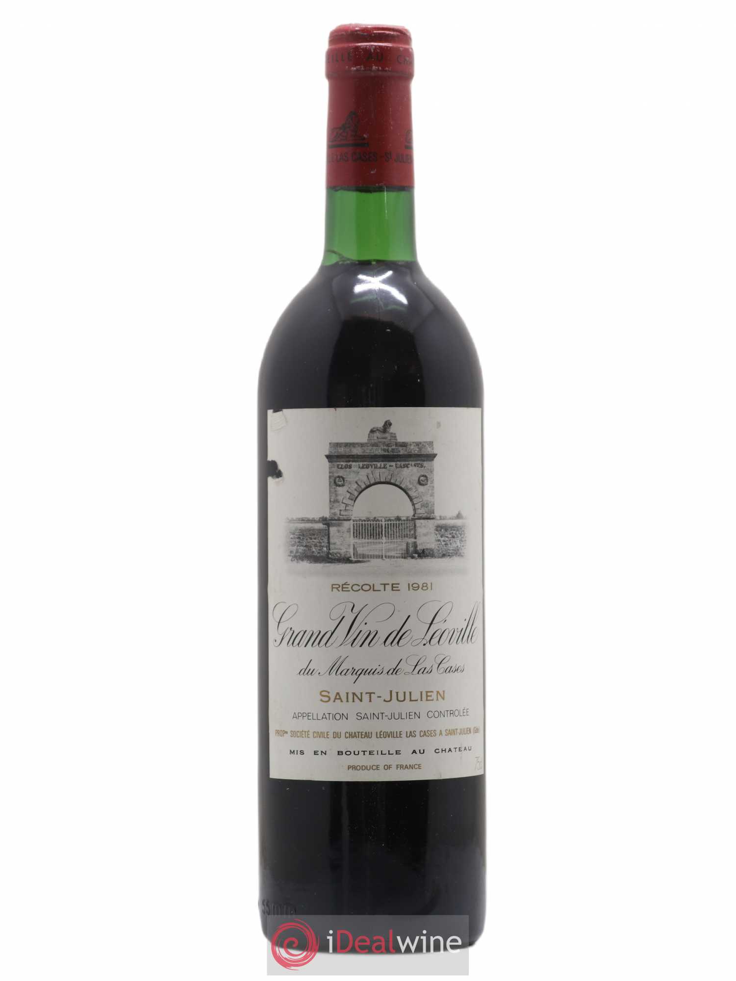Château Léoville Las Cases 2ème Grand Cru Classé 1981 - Lot de 1 bouteille - 0