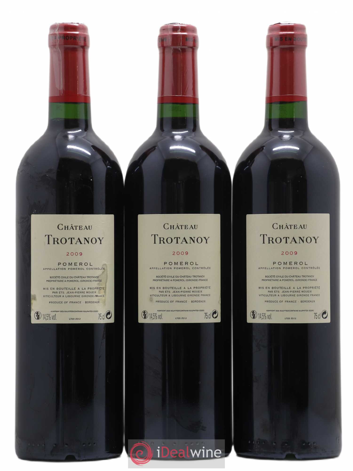 Château Trotanoy 2009 - Lot de 3 bouteilles - 1