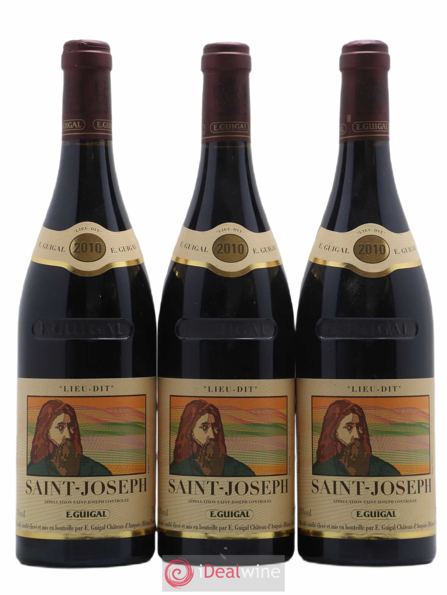 Saint-Joseph Lieu-dit Saint-Joseph Guigal 2010 - Lot de 3 bouteilles - 0