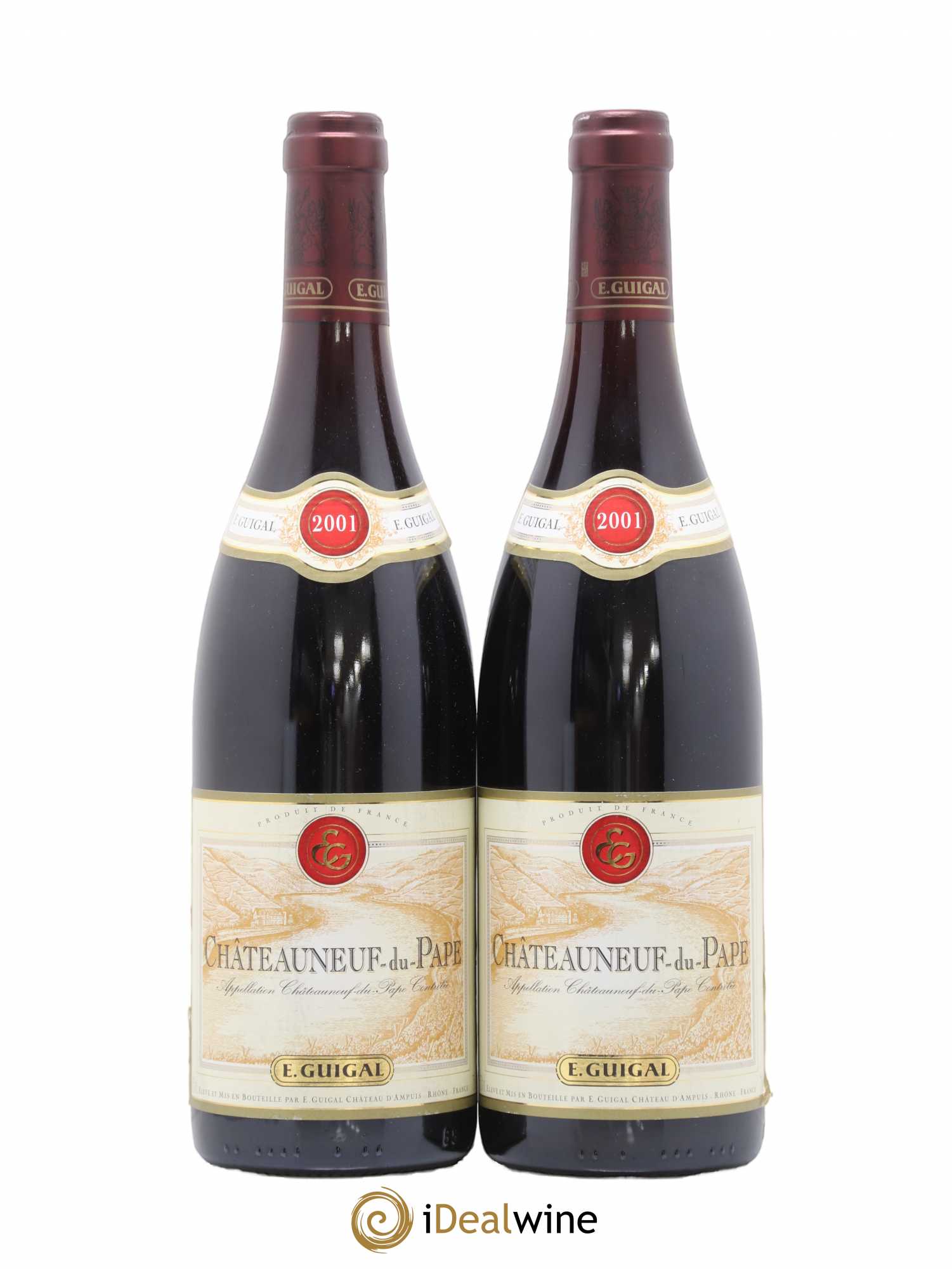 Châteauneuf-du-Pape Guigal 2001 - Lot de 2 bouteilles - 0