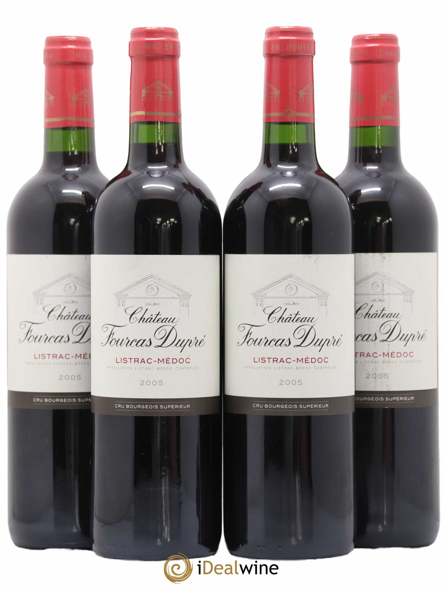 Château Fourcas Dupré 2005 - Lot de 4 bouteilles - 0
