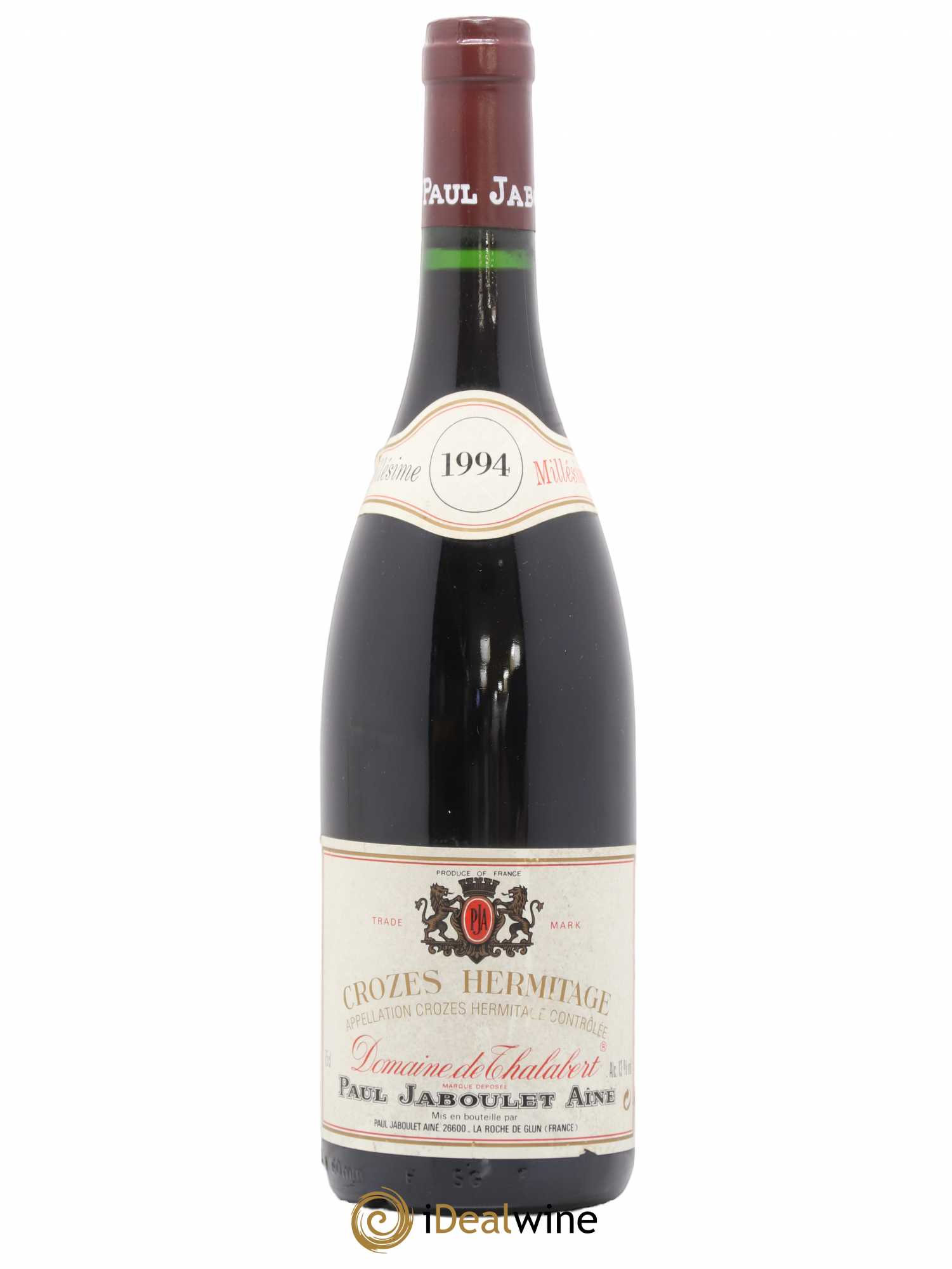Crozes-Hermitage Domaine de Thalabert Paul Jaboulet Ainé 1994 - Lot de 1 bouteille - 0