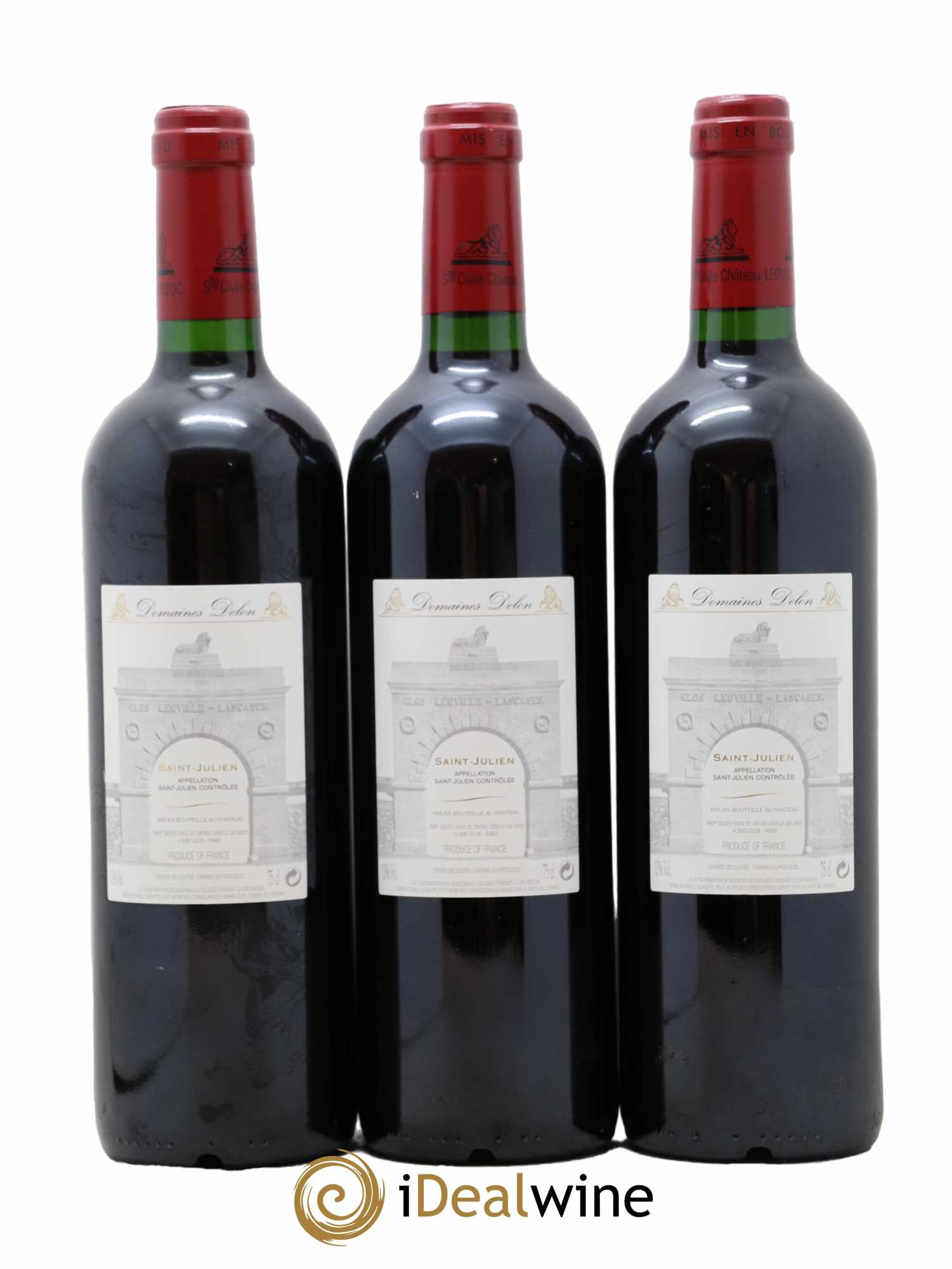 Château Léoville Las Cases 2ème Grand Cru Classé 2004 - Lot de 3 bouteilles - 1