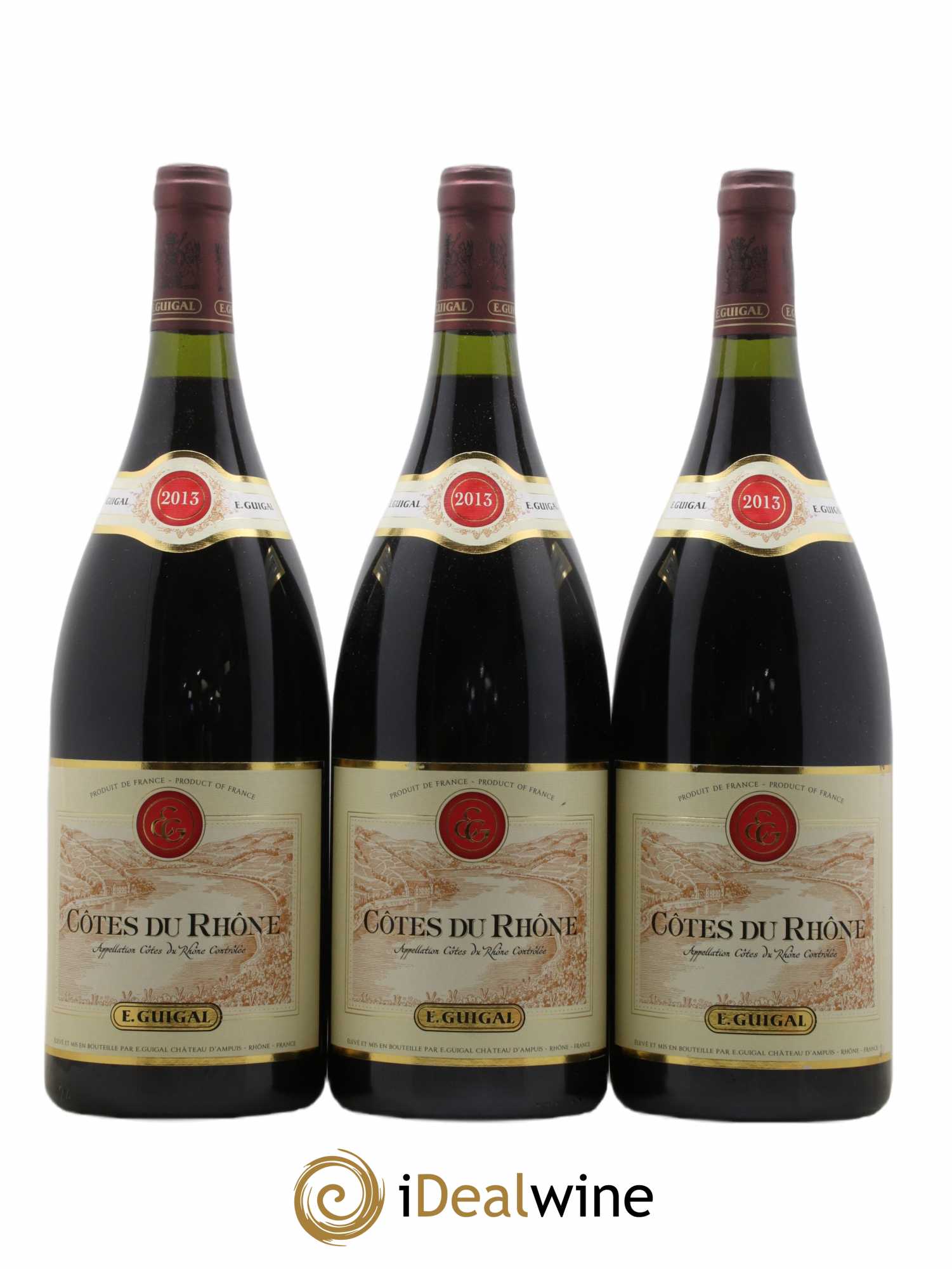 Côtes-du-Rhône Guigal 2013 - Lot de 3 magnums - 0