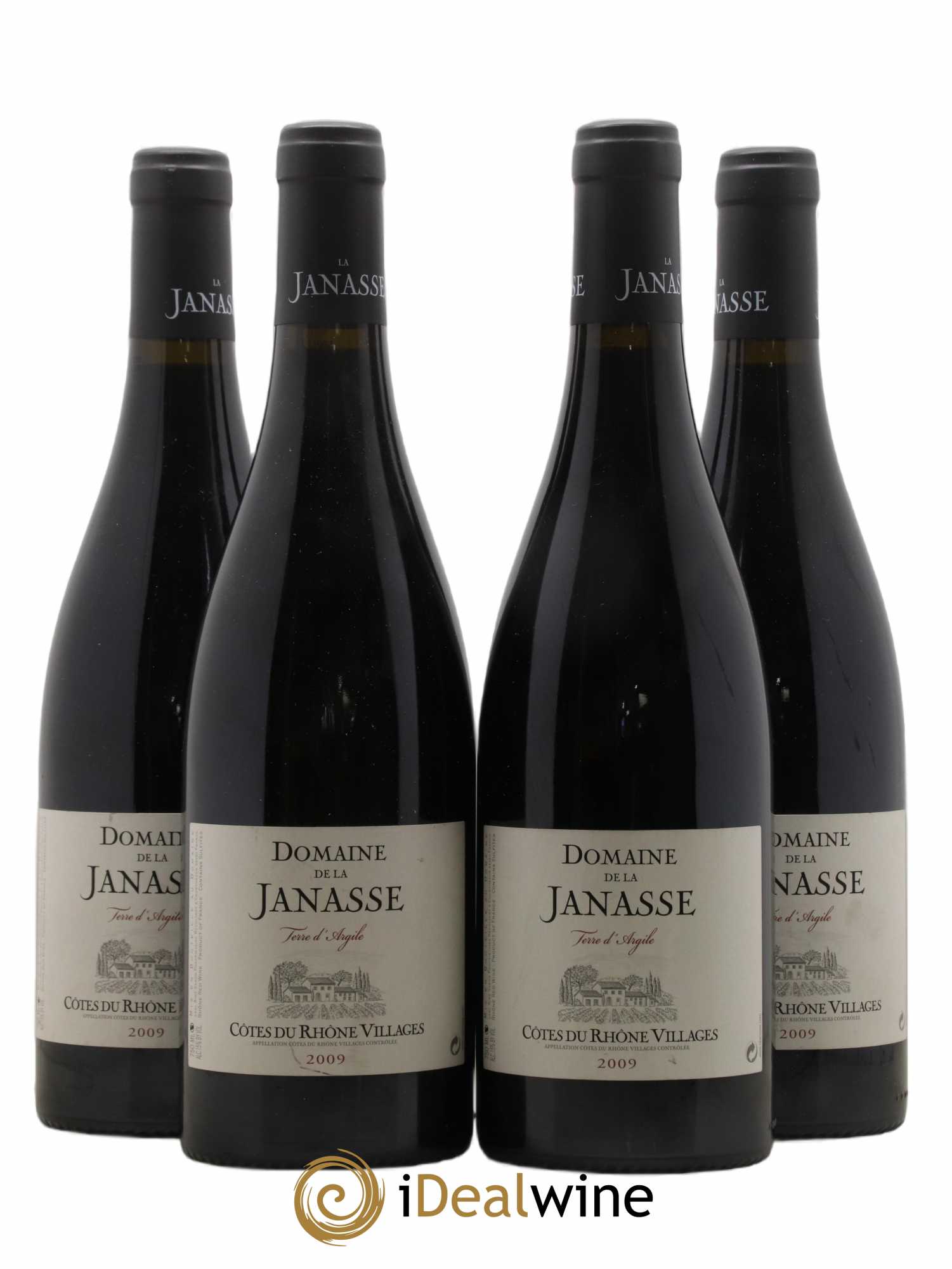 Côtes-du-Rhône-Villages Terre d'Argile La Janasse (Domaine de) 2009 - Lot de 4 bouteilles - 0