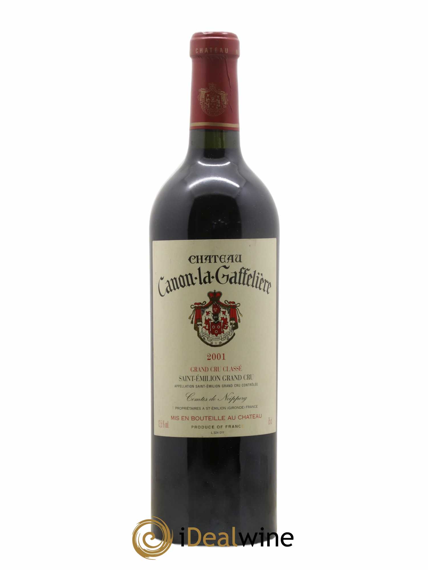 Château Canon la Gaffelière 1er Grand Cru Classé B 2001 - Lot de 1 bouteille - 0