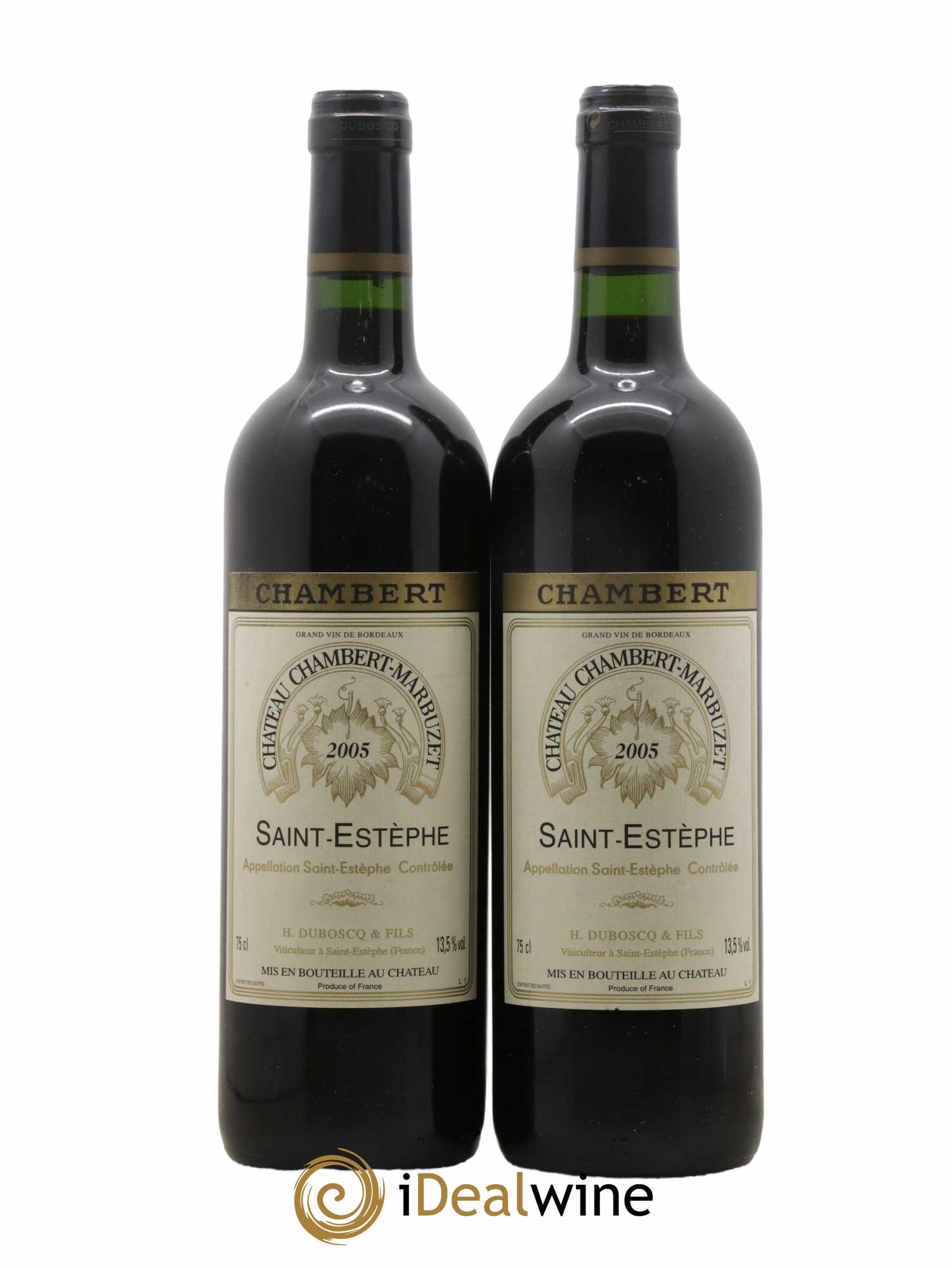 Château Chambert-Marbuzet Cru Bourgeois 2005 - Lot de 2 bouteilles - 0