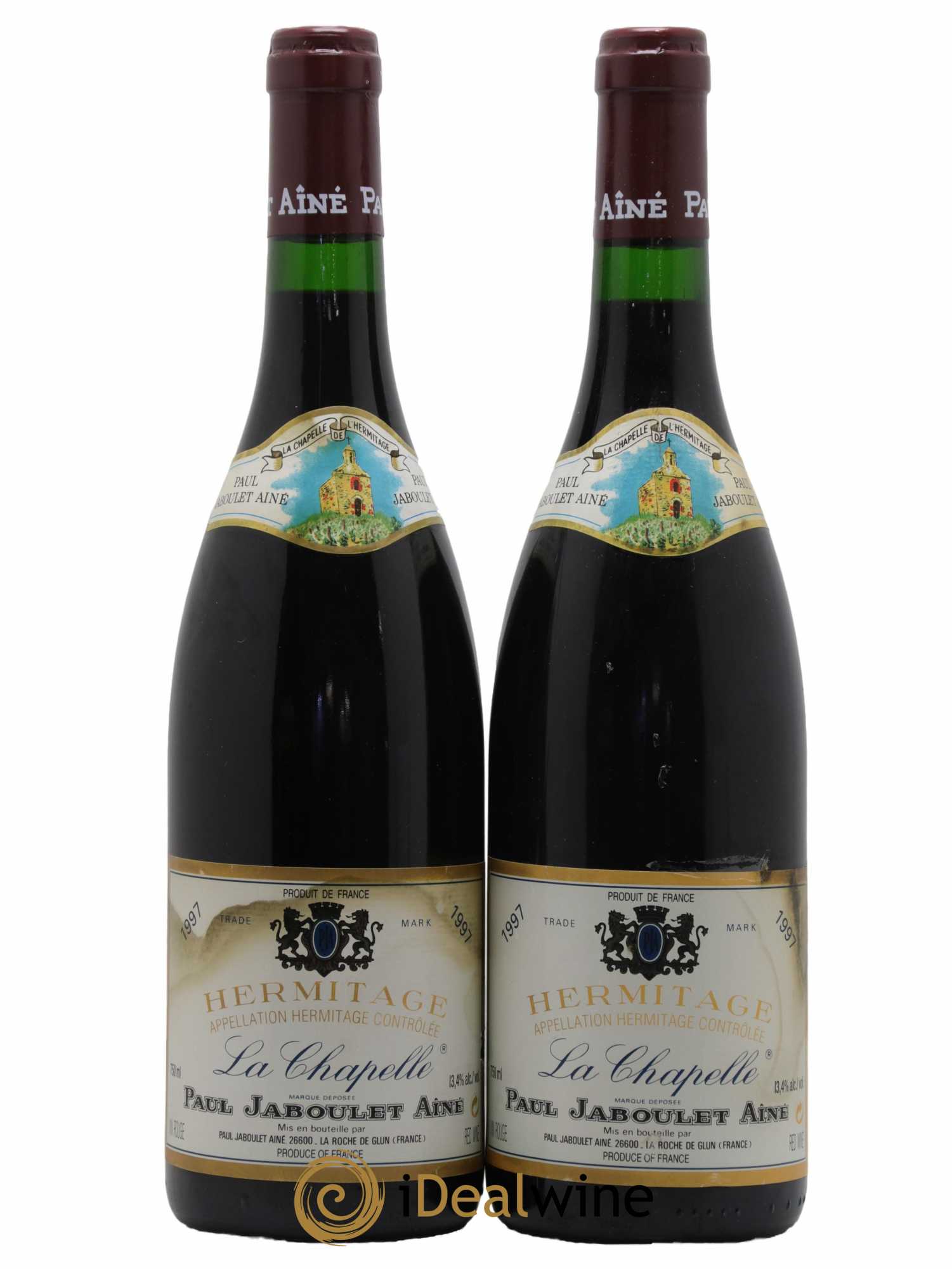 Hermitage La Chapelle Paul Jaboulet Ainé 1997 - Lot de 2 bouteilles - 0