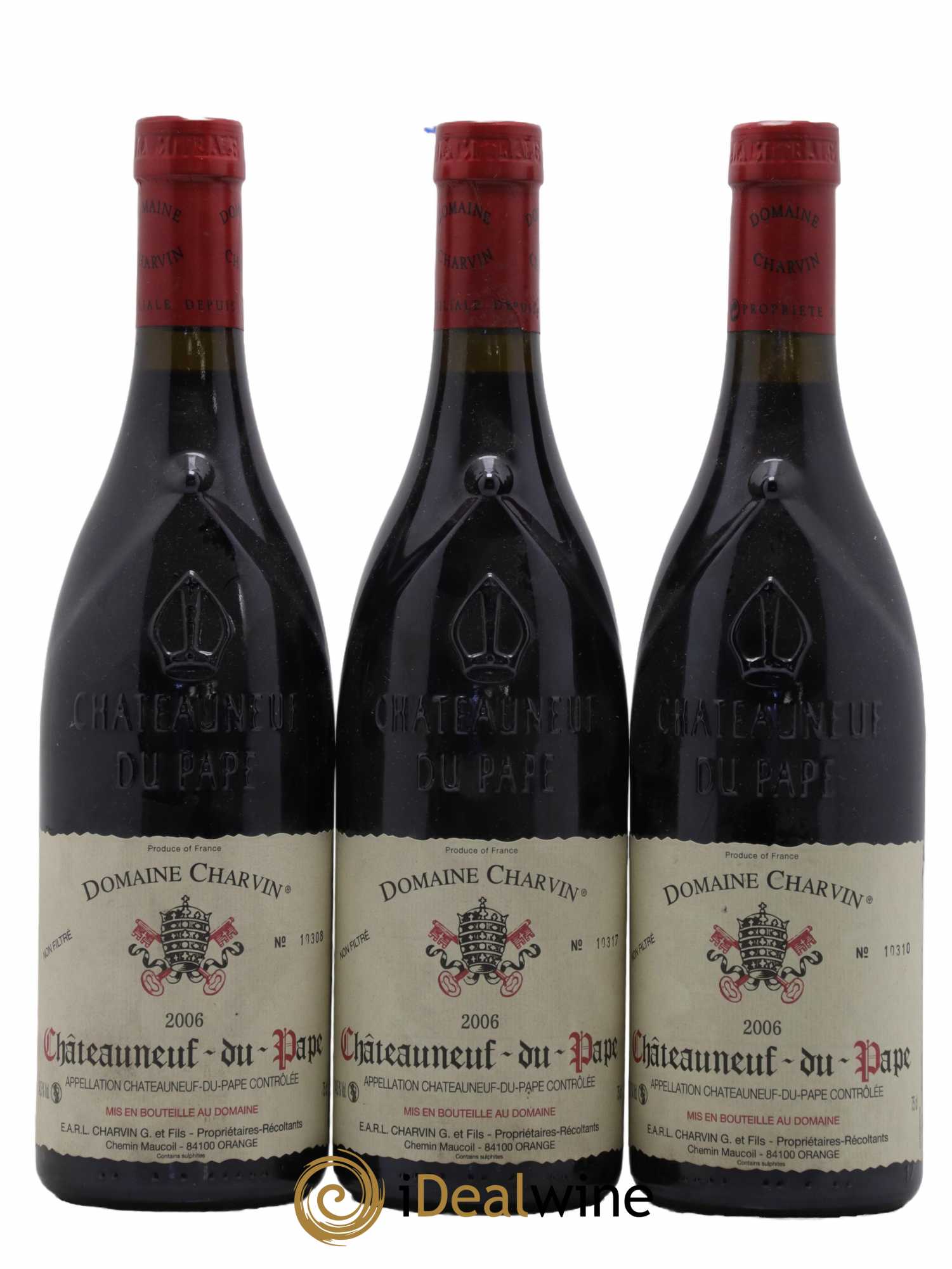Châteauneuf-du-Pape Charvin (Domaine) 2006 - Lot de 3 bouteilles - 0