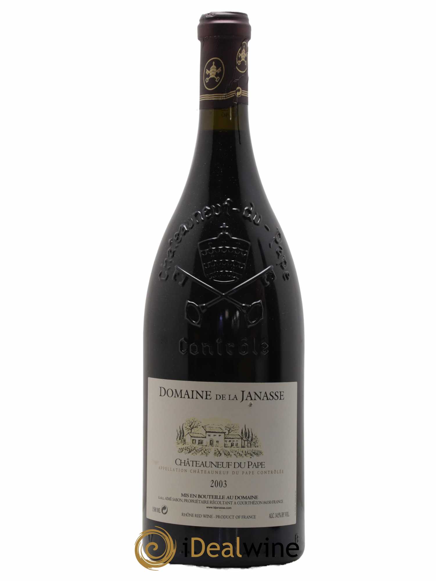 Châteauneuf-du-Pape La Janasse (Domaine de) 2003 - Lot de 1 magnum - 0
