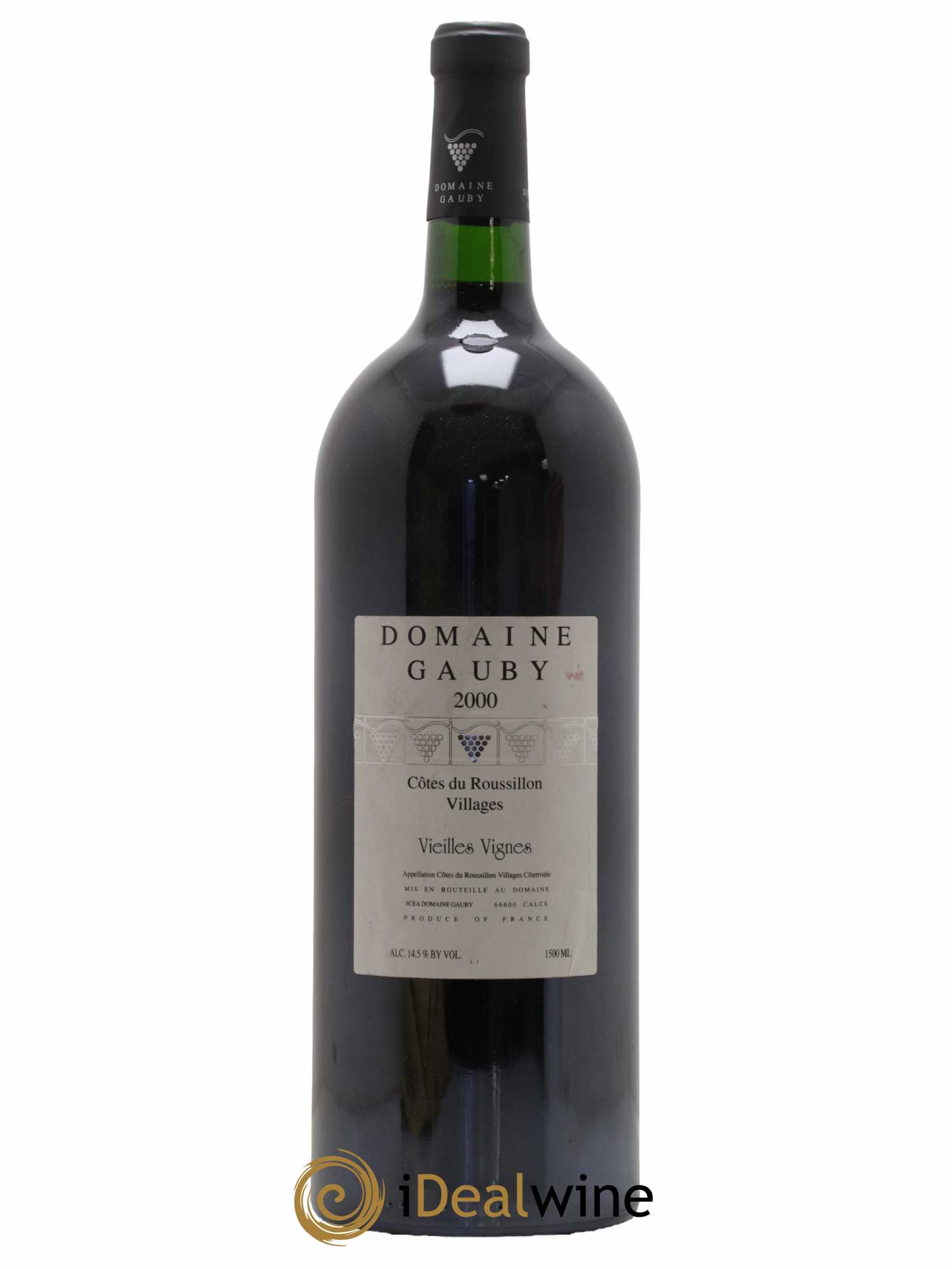Côtes du Roussillon Villages Vieilles vignes Gauby (Domaine) 2000 - Lot de 1 magnum - 0