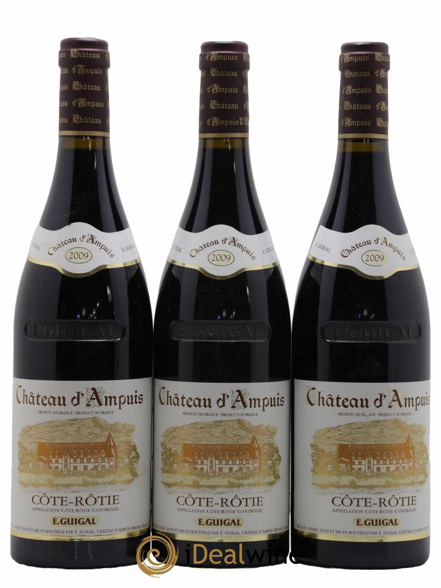 Côte-Rôtie Château d'Ampuis Guigal 2009 - Lot de 3 bouteilles - 0
