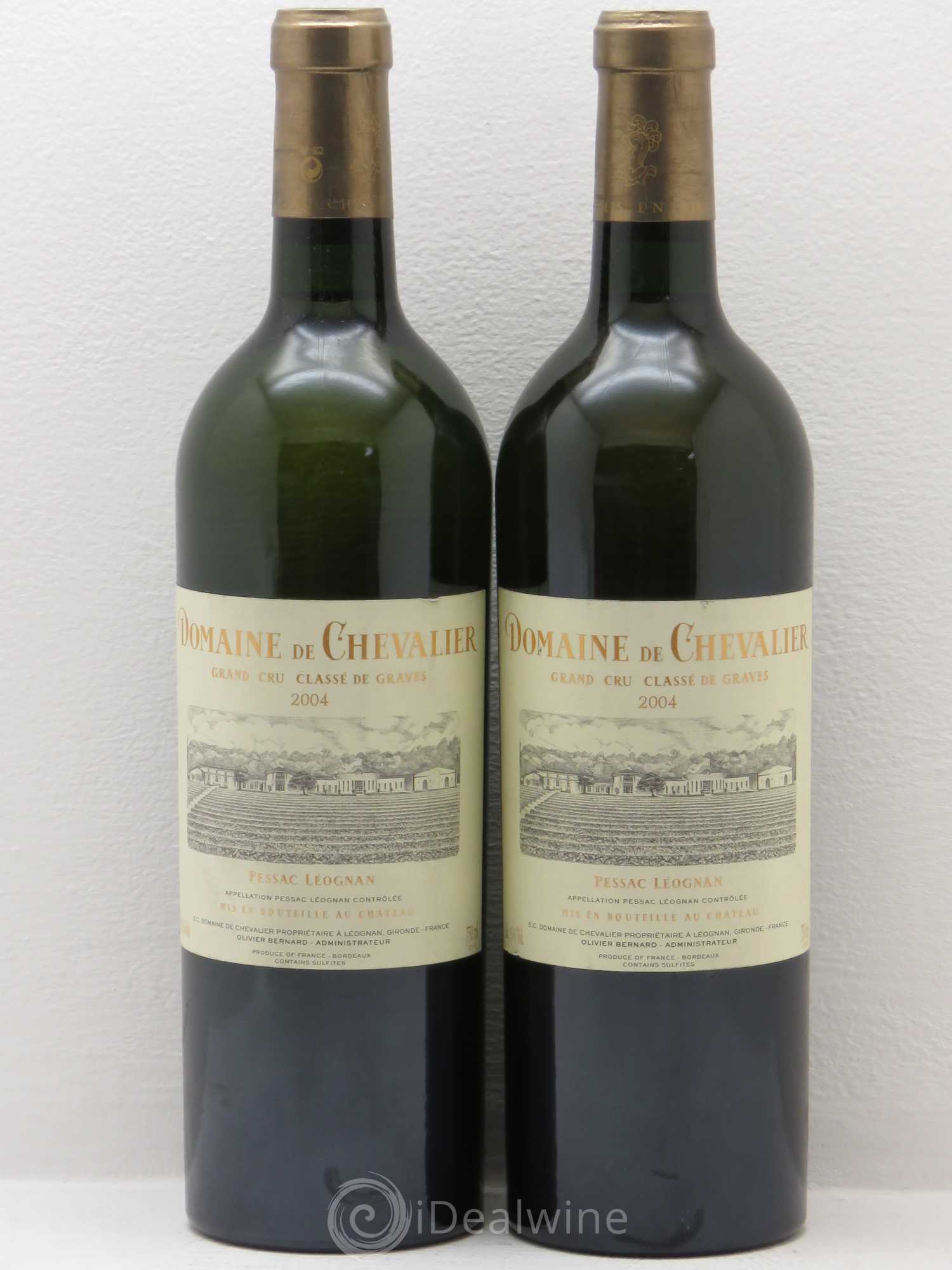 Domaine de Chevalier Cru Classé de Graves 2004 - Lot de 2 bouteilles - 0