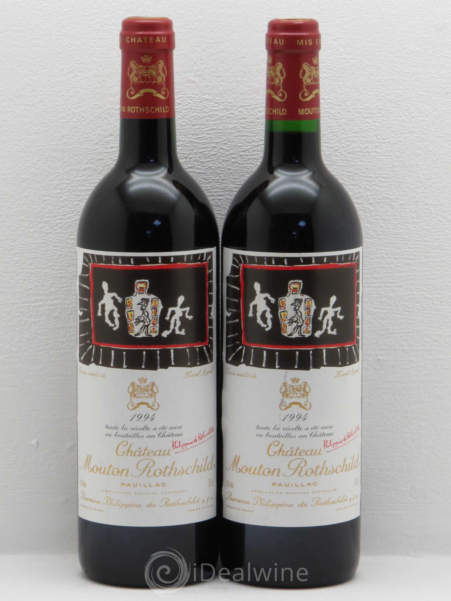 Château Mouton Rothschild 1er Grand Cru Classé 1994 - Lot de 4 bouteilles - 2