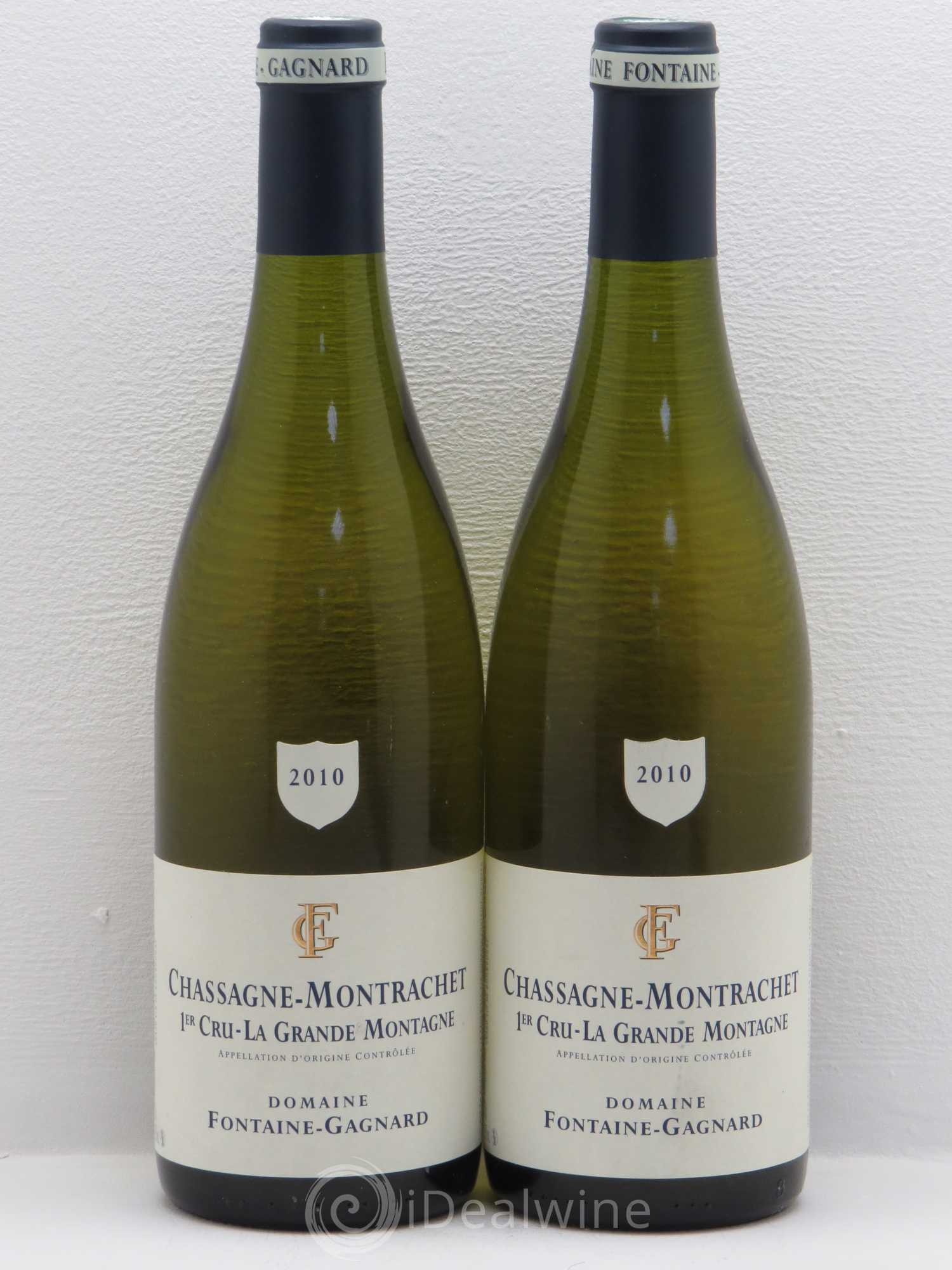 Chassagne-Montrachet 1er Cru Grande Montagne Fontaine-Gagnard 2010 - Posten von 2 Flaschen - 0