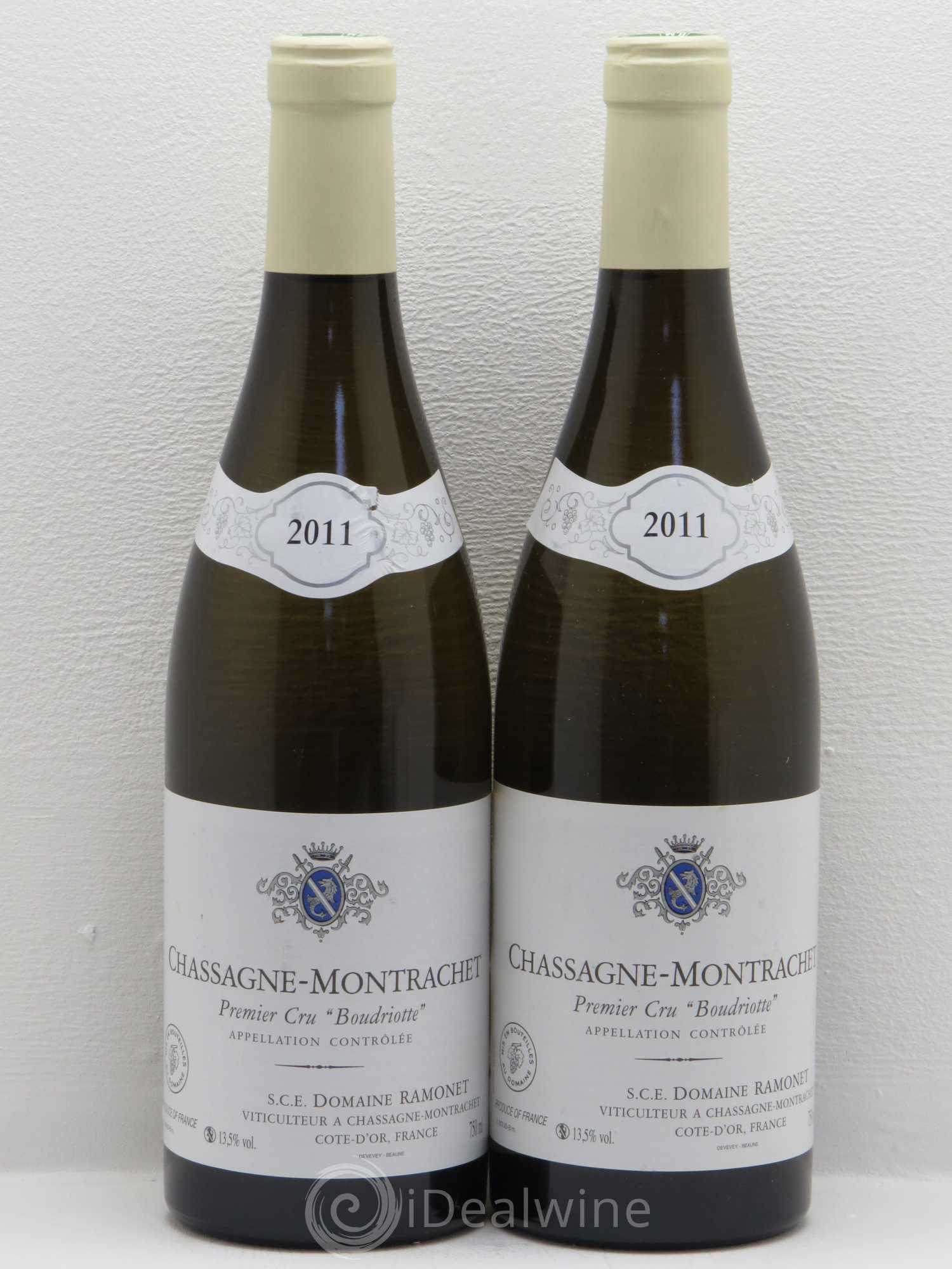 Chassagne-Montrachet 1er Cru Boudriotte Ramonet (Domaine) 2011 - Lot de 2 bouteilles - 0