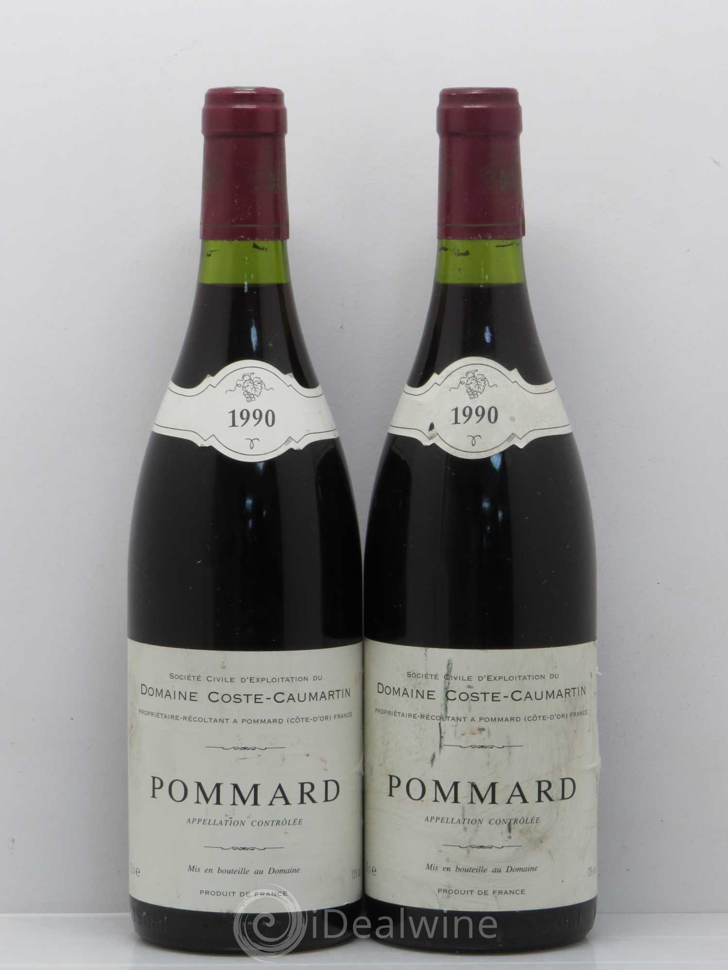 Pommard Coste Caumartin 1990 - Posten von 2 Flaschen - 0