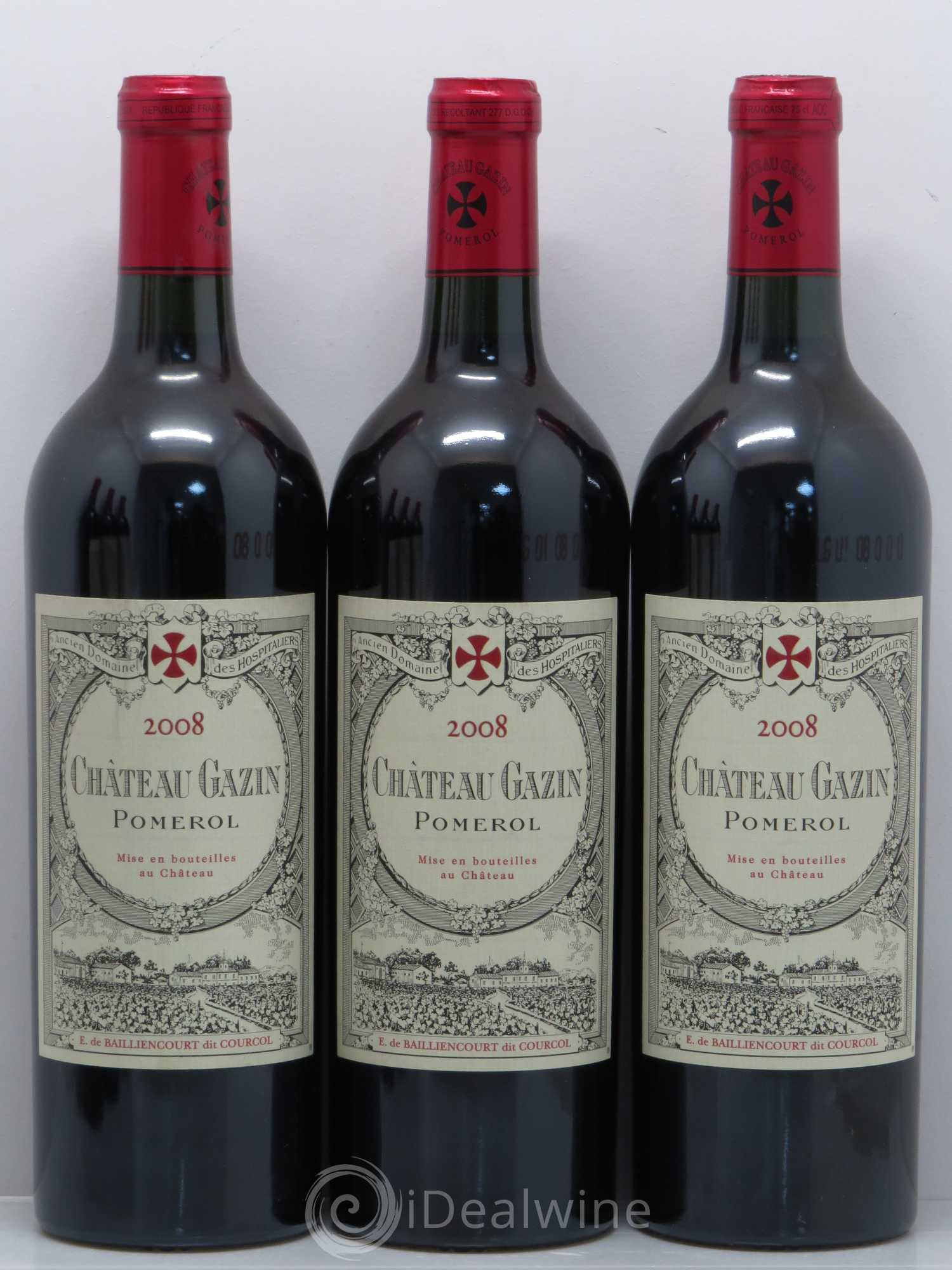 Château Gazin 2008 - Lot de 6 bouteilles - 1