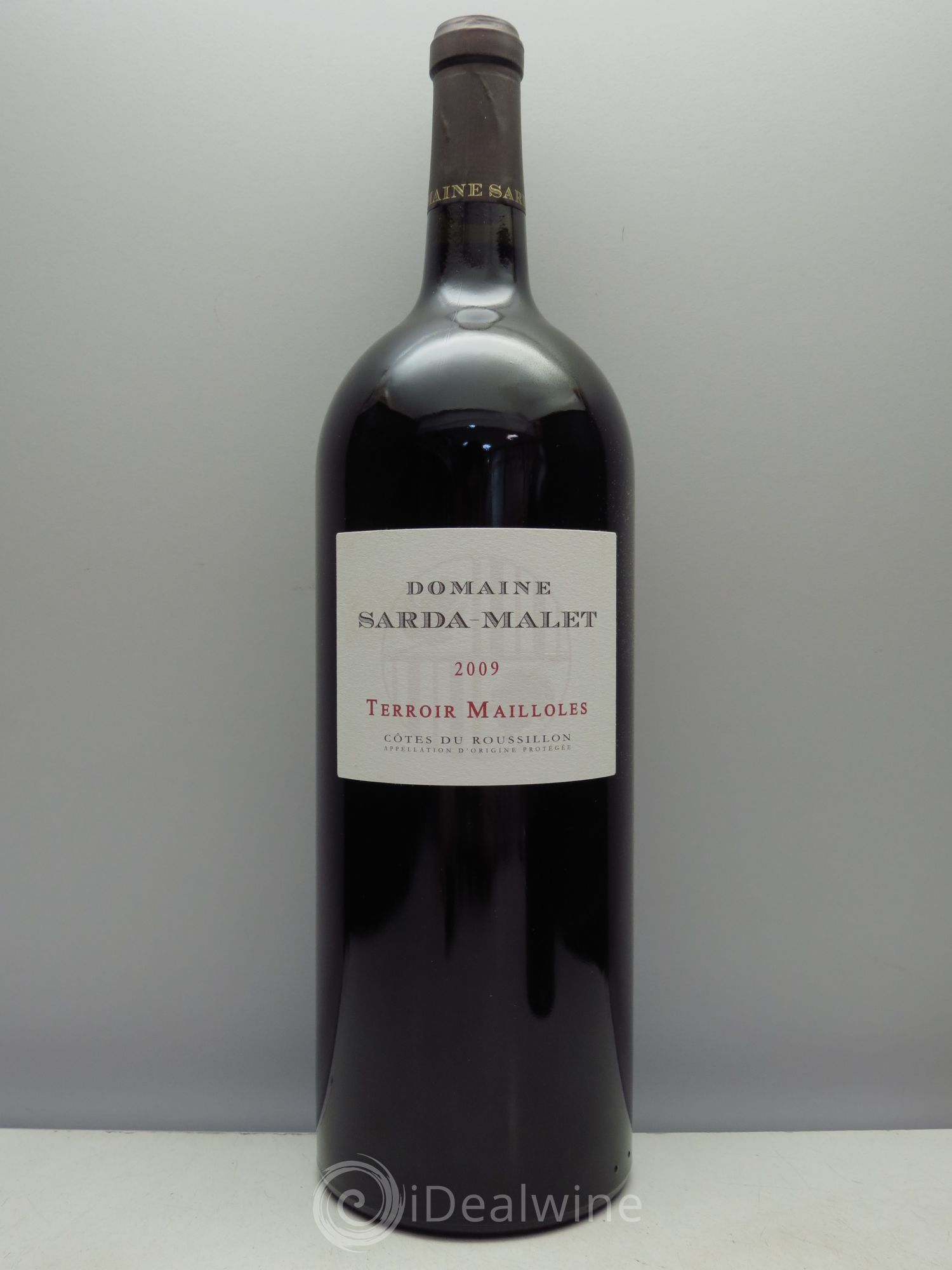 Côtes du Roussillon Domaine Sarda-Malet Terroir de Mailloles Jérôme Malet 2009 - Lot de 1 magnum - 0