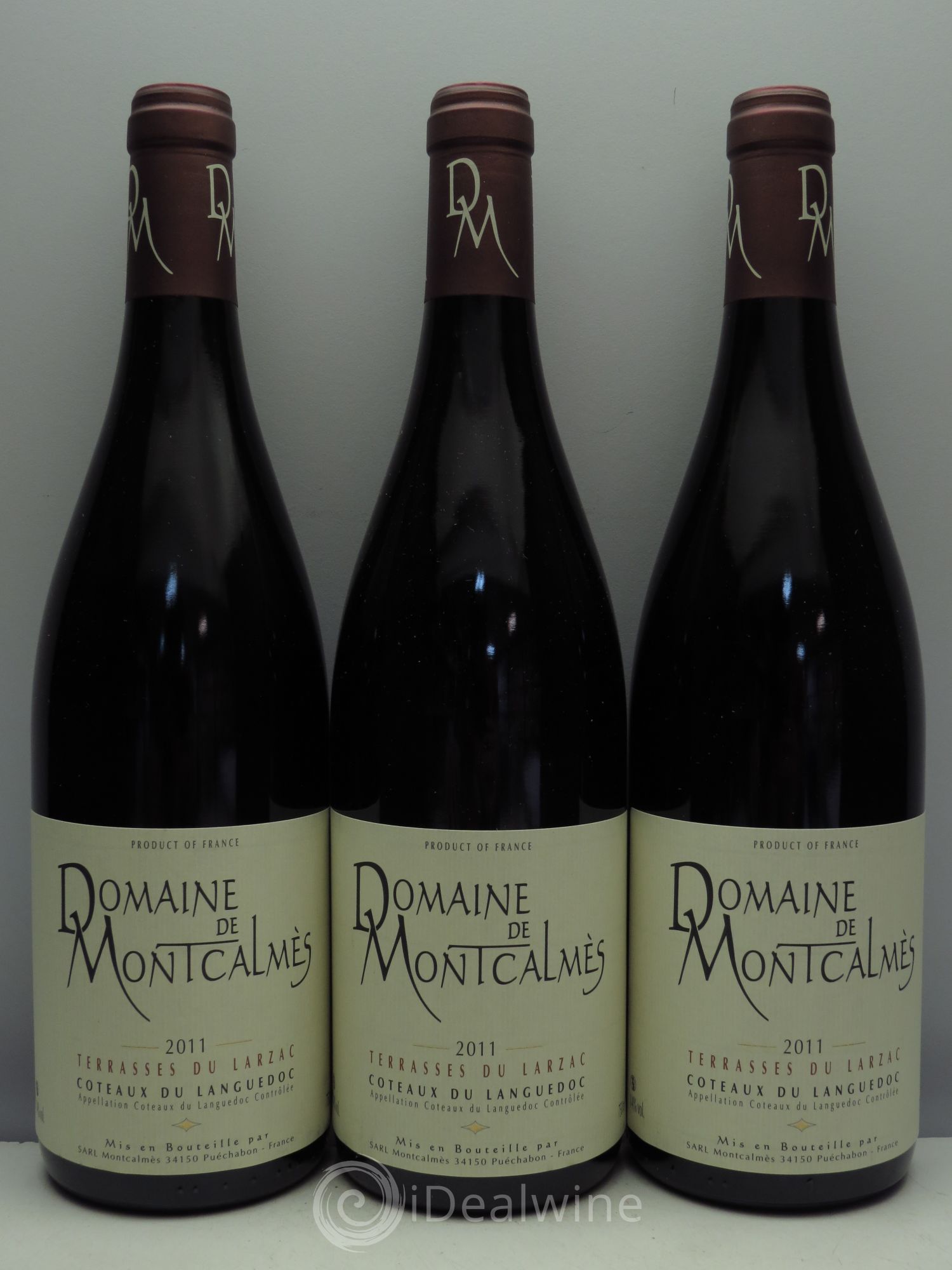 Terrasses du Larzac Domaine de Montcalmès Frédéric Pourtalié 2011 - Lot de 3 bouteilles - 0