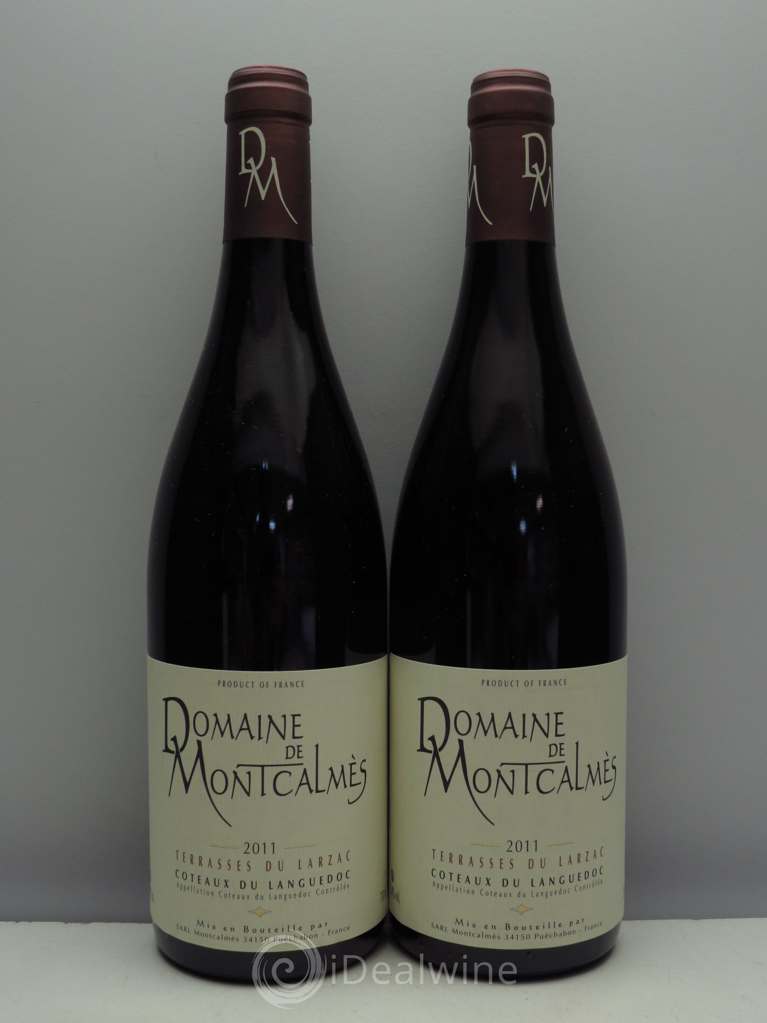 Terrasses du Larzac Domaine de Montcalmès Frédéric Pourtalié 2011 - Lot de 2 bouteilles - 0