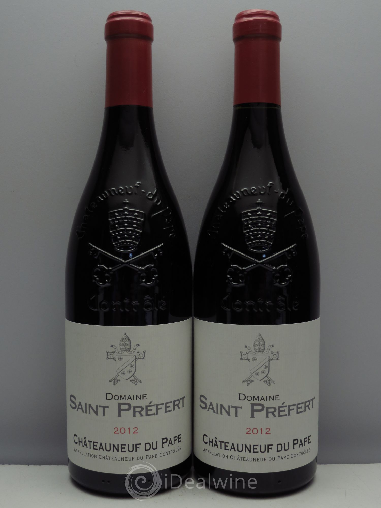 Châteauneuf-du-Pape Domaine Saint-Préfert 2012 - Lot de 2 bouteilles - 0