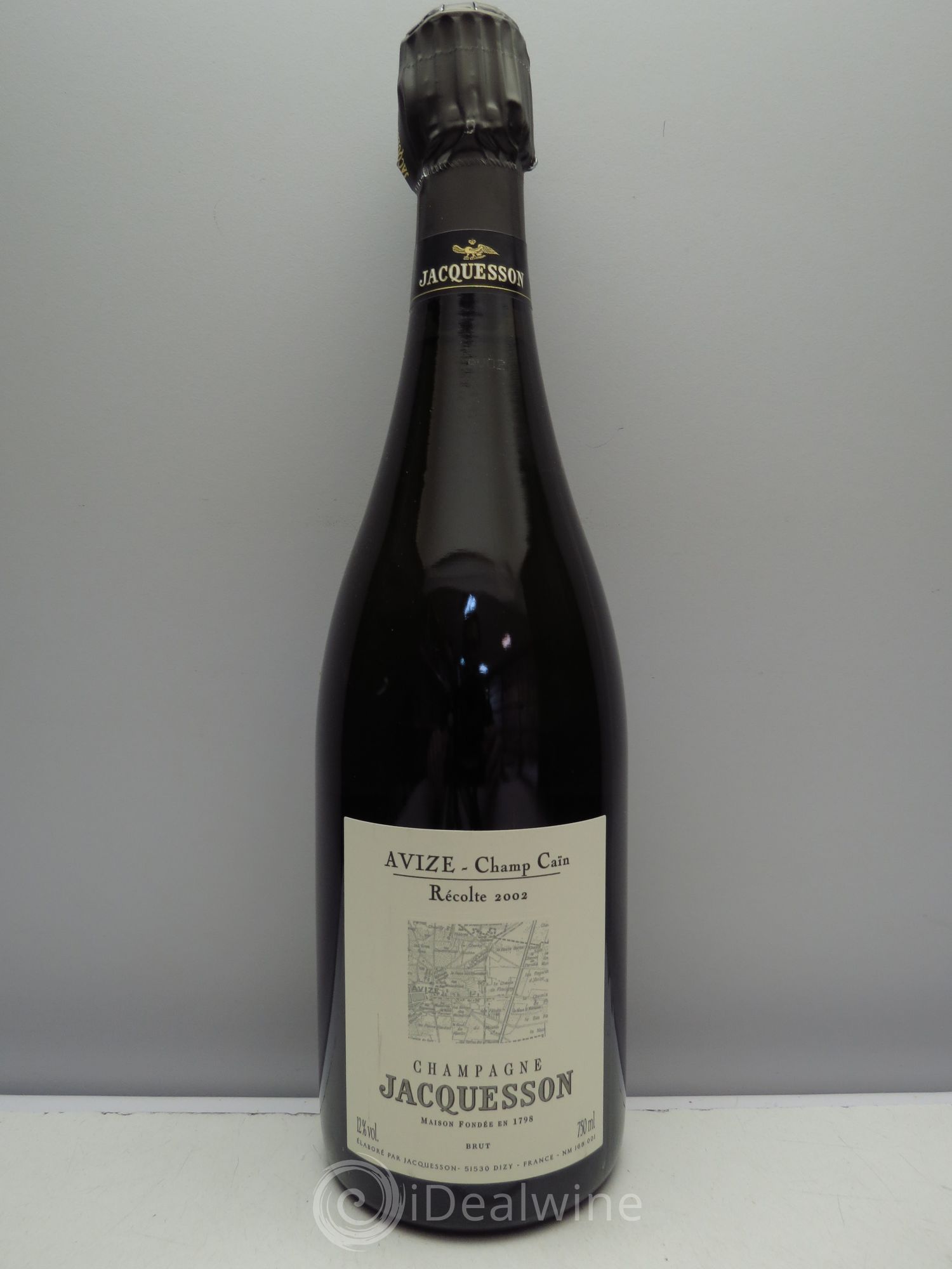 Avize Champ Caïn Extra-Brut Jacquesson 2002 - Lot de 1 bouteille - 0