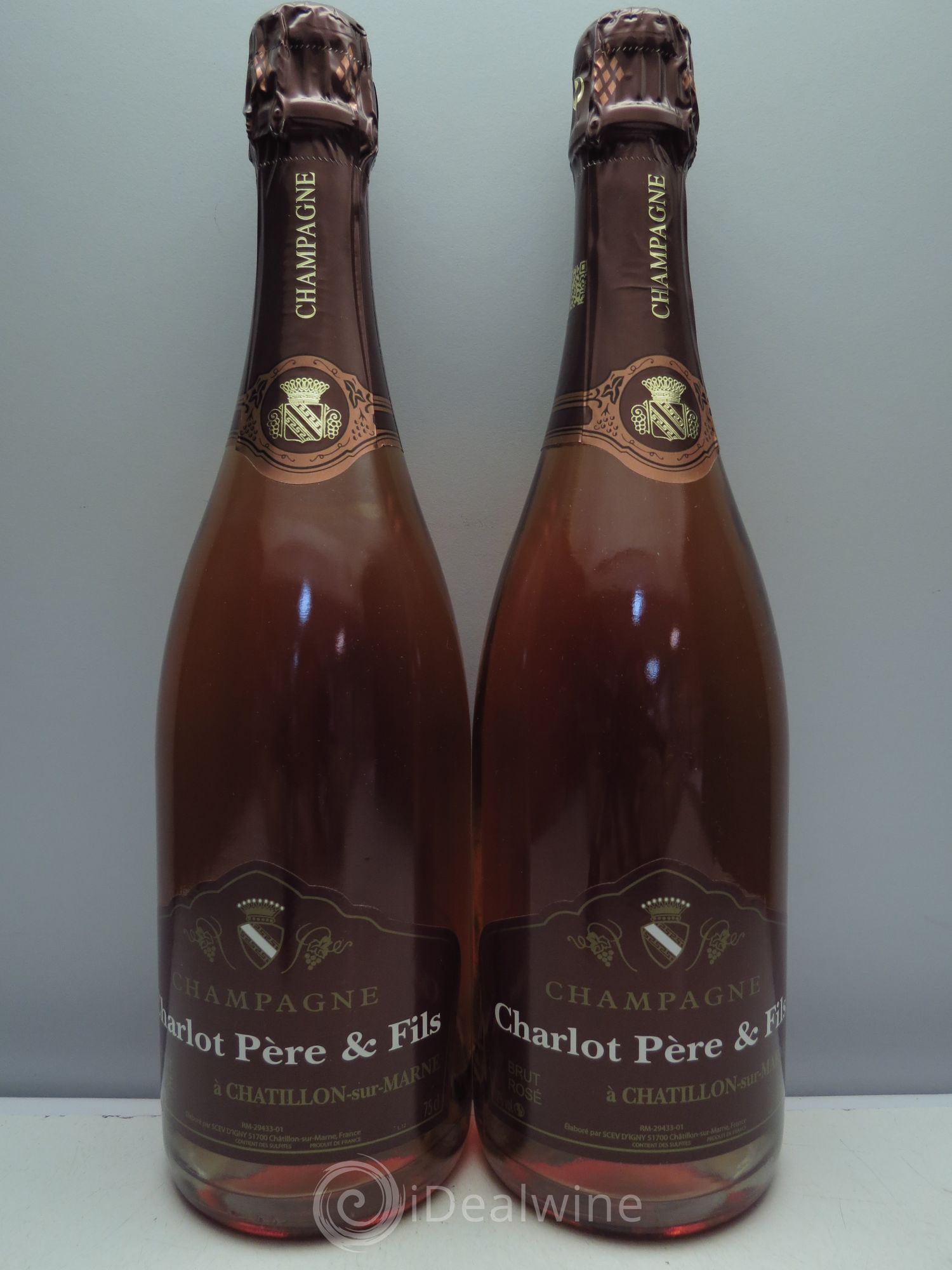 Rosé Brut Charlot Père & Fils - Lot de 2 bouteilles - 0