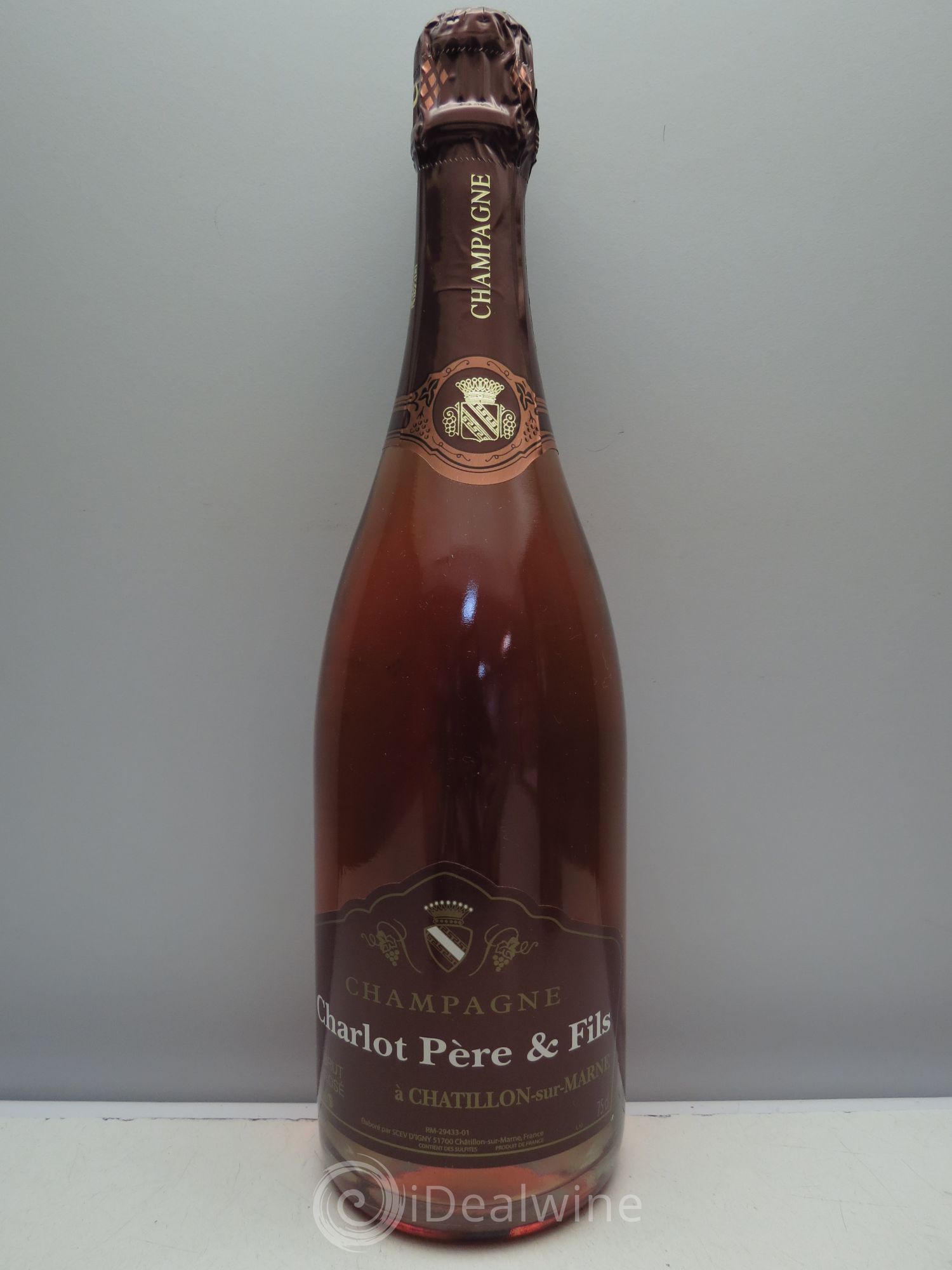 Rosé Brut Charlot Père & Fils - Lot de 1 bouteille - 0